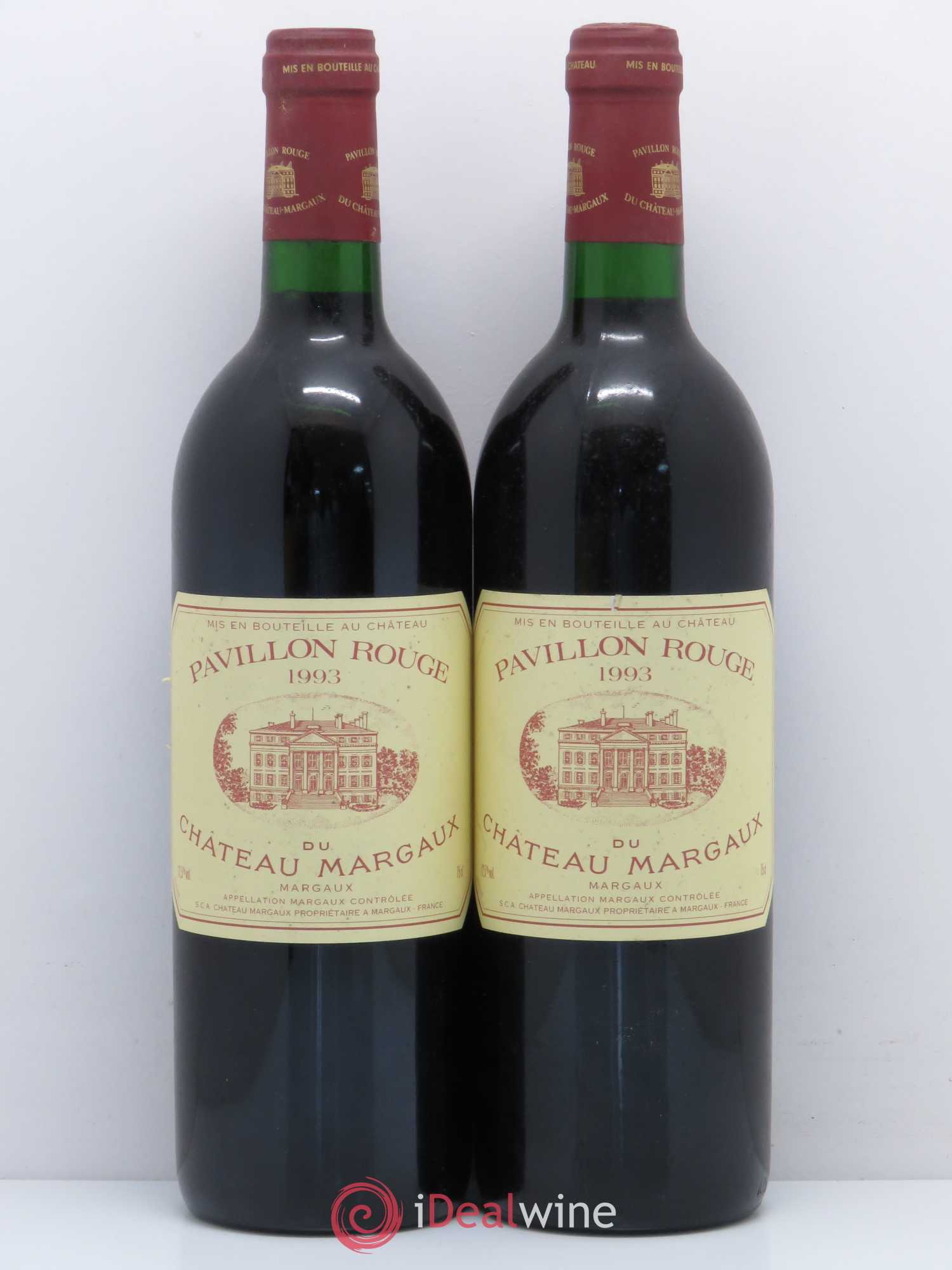 Pavillon Rouge du Château Margaux Second Vin 1993 - Lot de 2 bouteilles - 0
