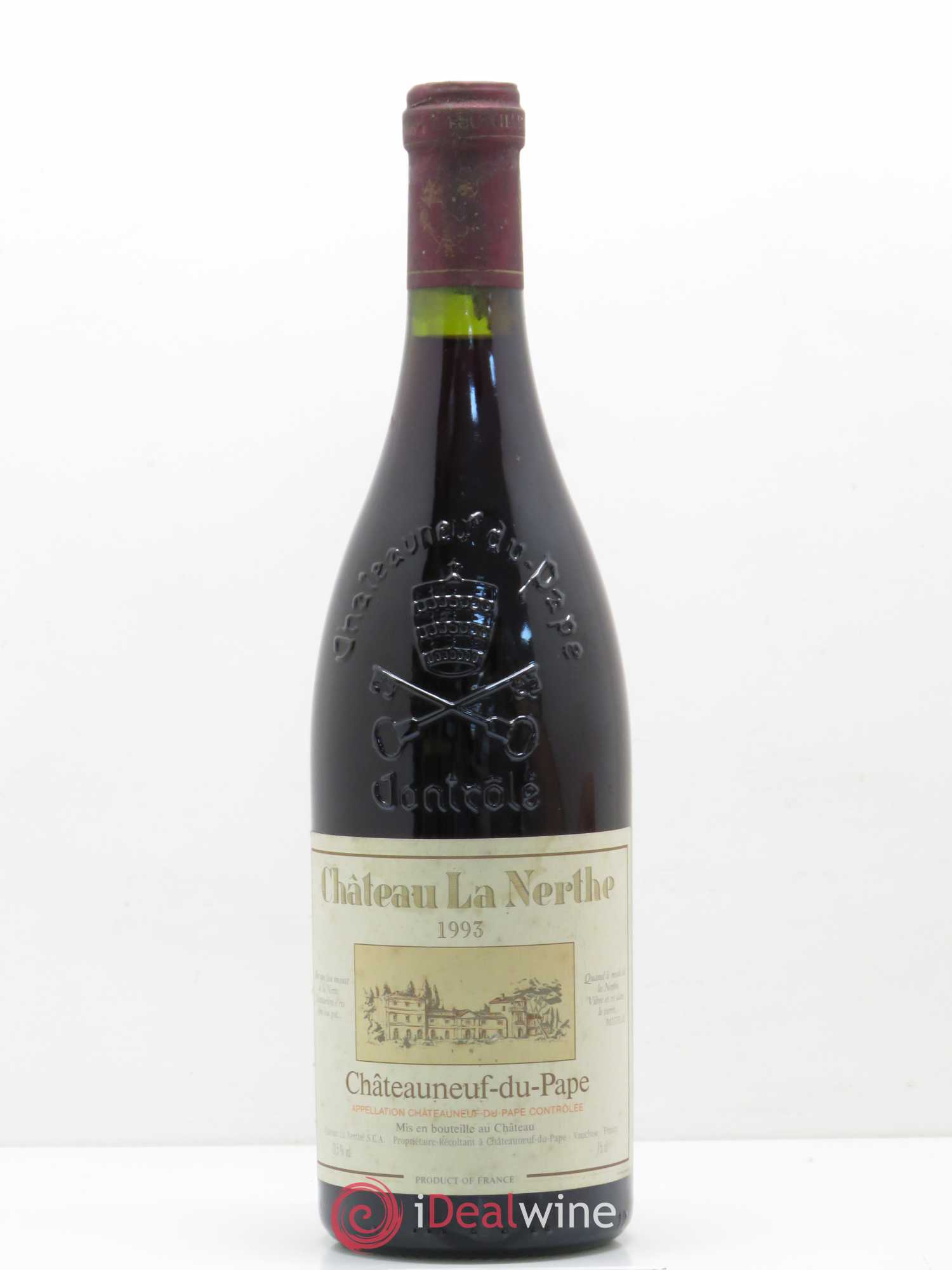 Châteauneuf-du-Pape Château la Nerthe Famille Richard 1993 - Lot de 1 bouteille - 0