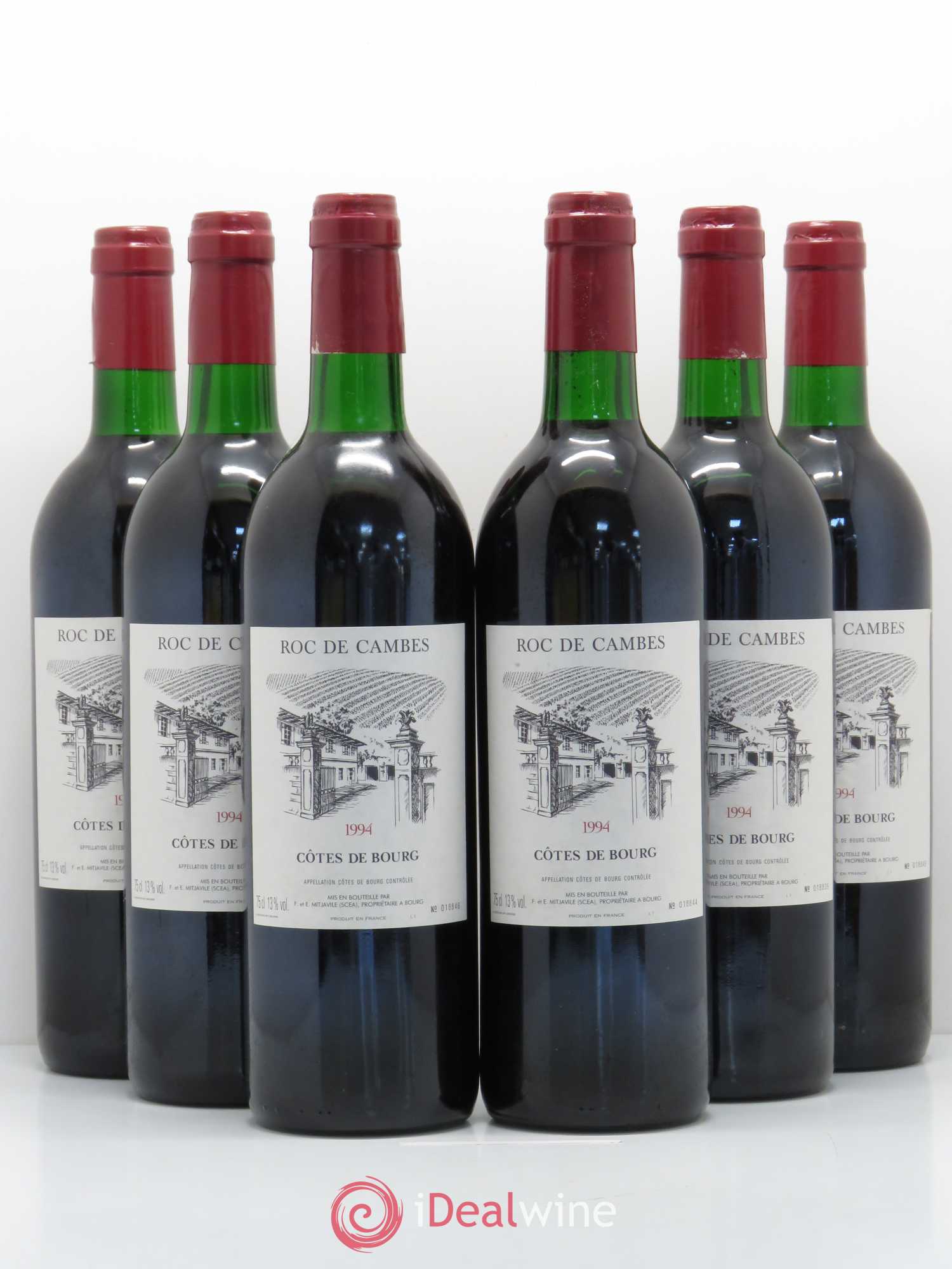 Roc de Cambes 1994 - Posten von 6 Flaschen - 0