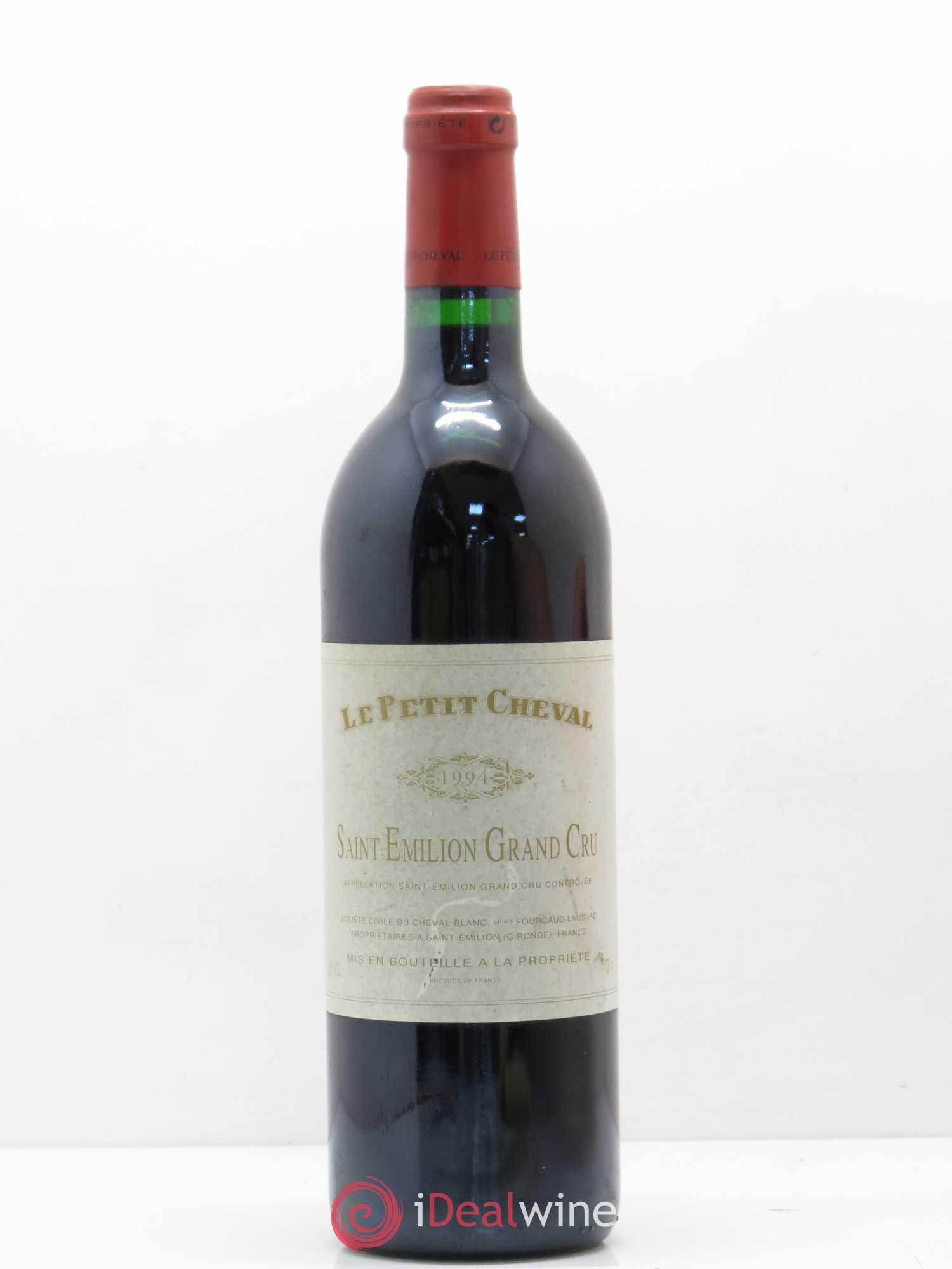 Le Petit Cheval Second Vin 1994 - Lot de 1 bouteille - 0