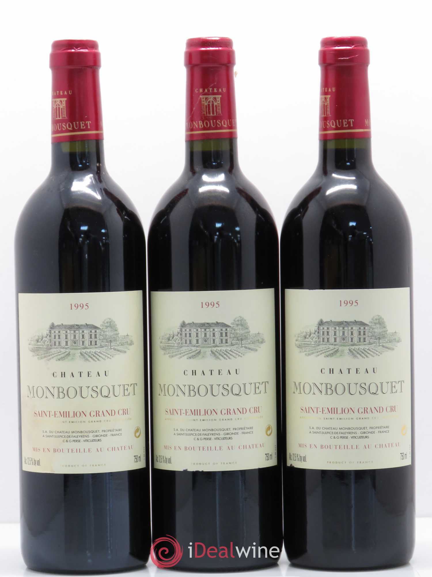 Château Monbousquet Grand Cru Classé 1995 - Lot de 6 bouteilles - 1