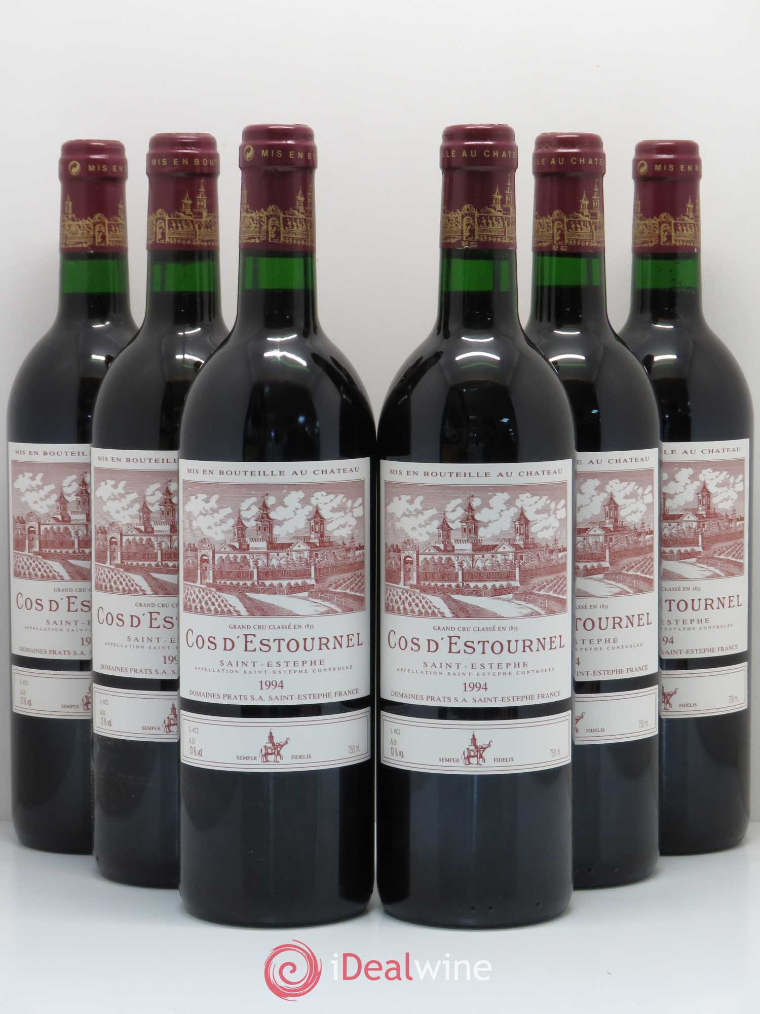 Cos d'Estournel 2ème Grand Cru Classé 1994 - Lot de 6 bouteilles - 0