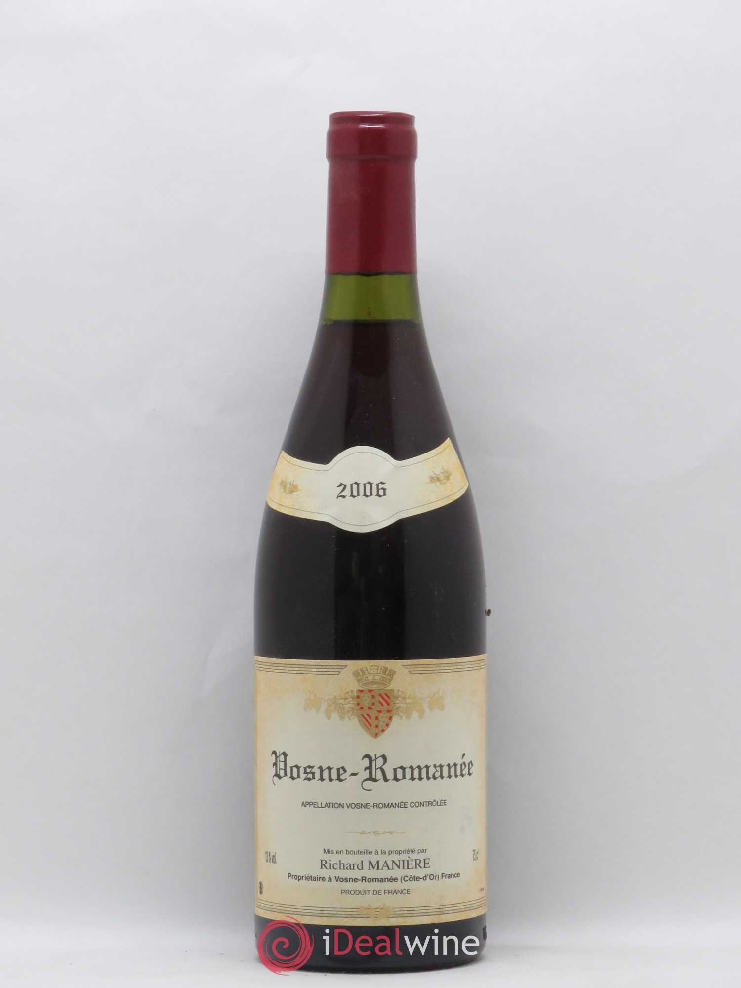 Vosne-Romanée Richard Manière 2006 - Lot de 1 bouteille - 0