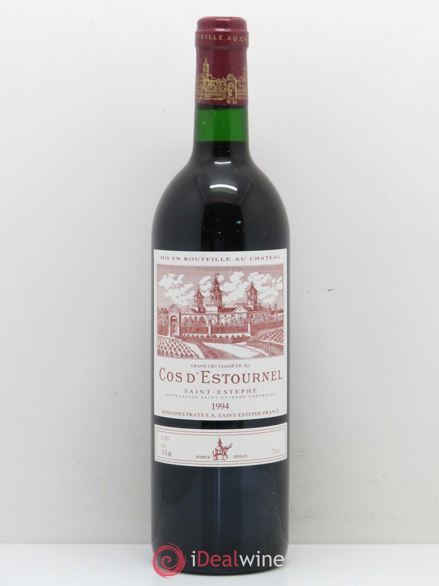 Cos d'Estournel 2ème Grand Cru Classé 1994 - Lot de 1 bouteille - 0