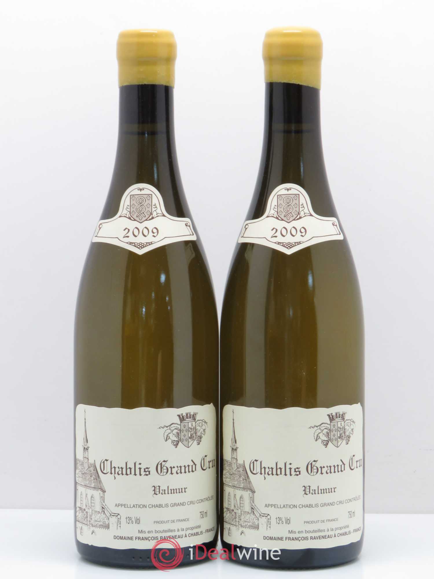 Chablis Grand Cru Valmur Raveneau (Domaine) 2009 - Lot de 2 bouteilles - 0