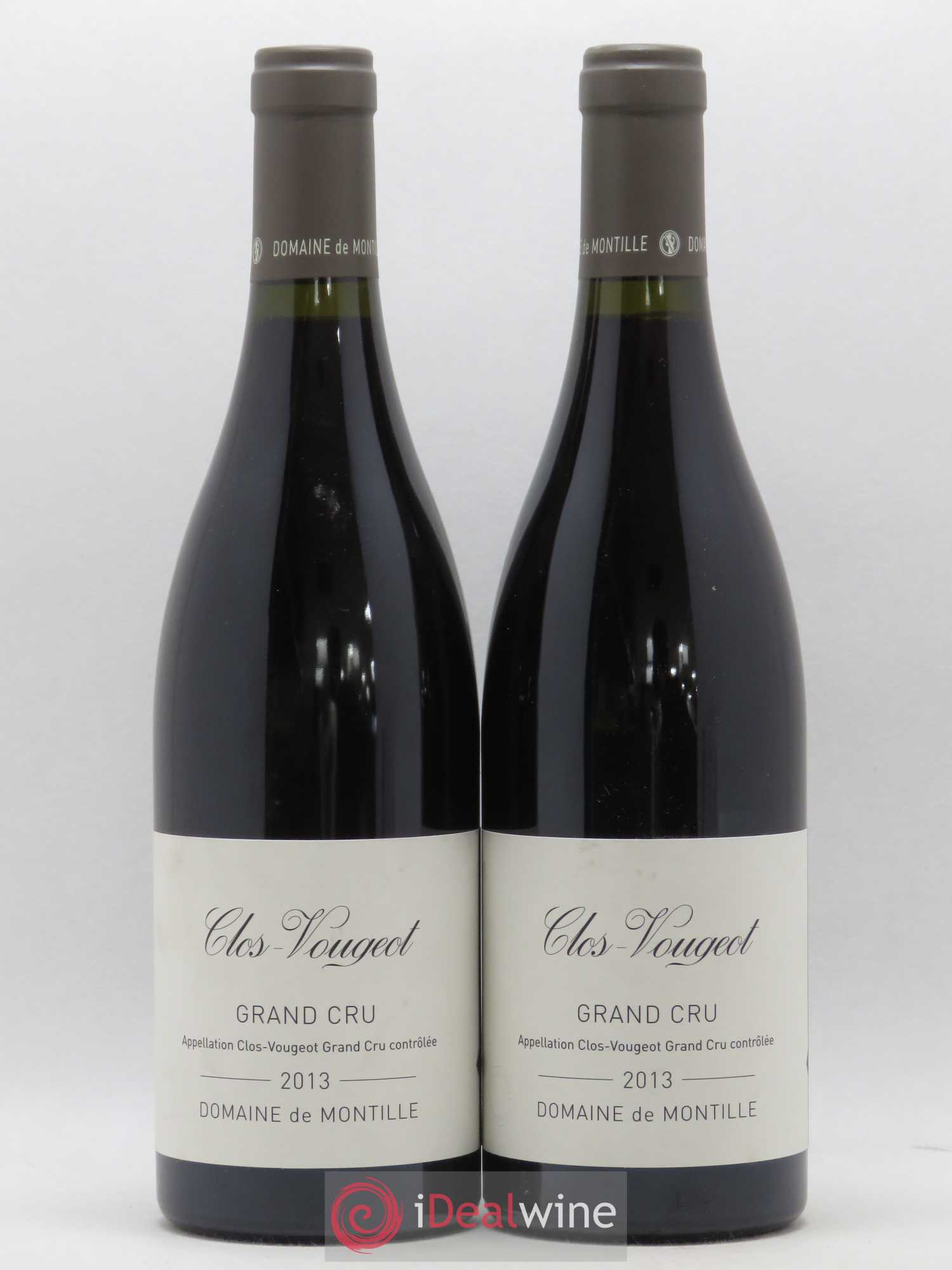 Clos de Vougeot Grand Cru De Montille (Domaine) 2013 - Lot de 2 bouteilles - 0