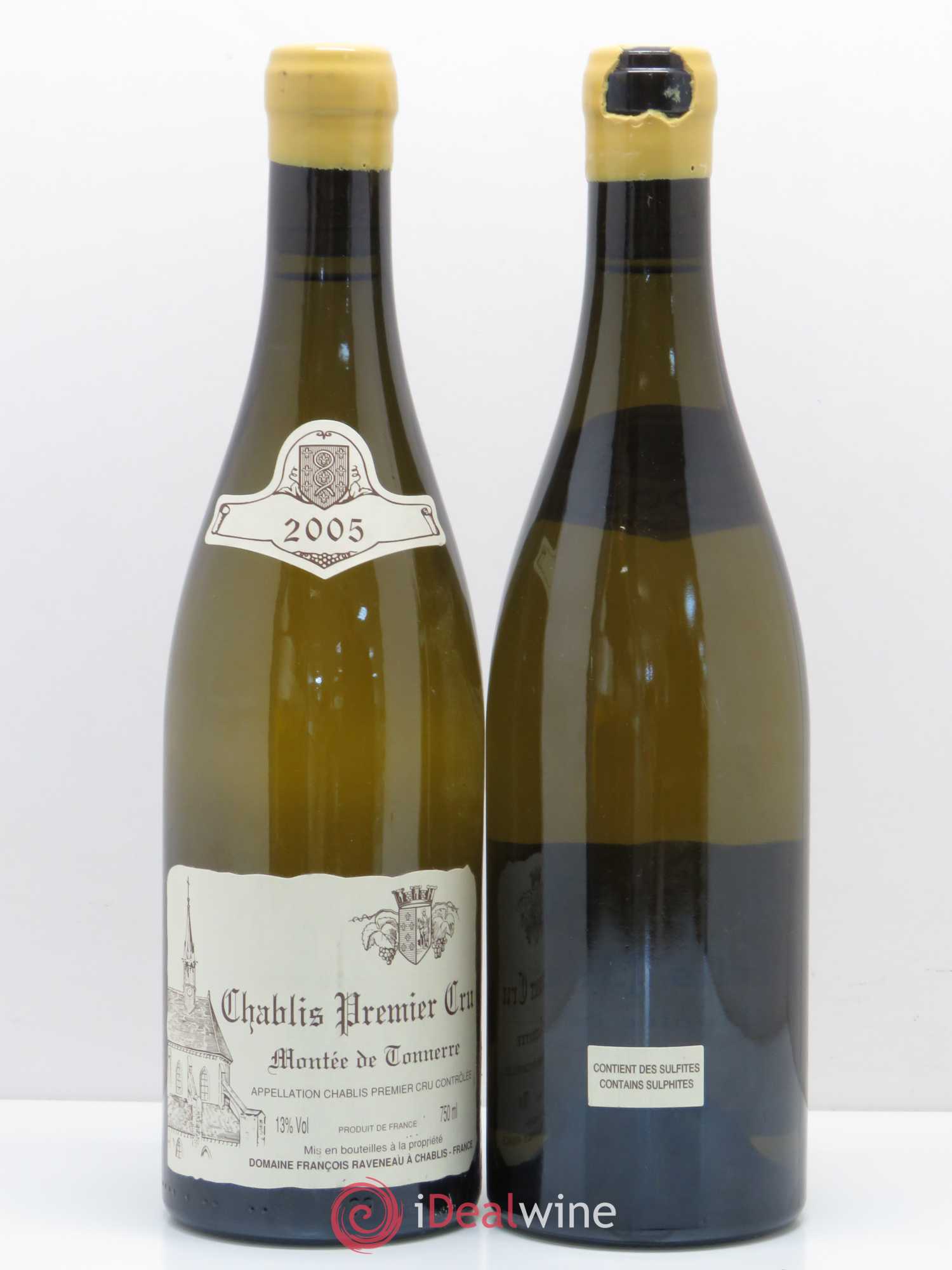 Chablis 1er Cru Montée de Tonnerre Raveneau (Domaine) 2005 - Posten von 2 Flaschen - 1
