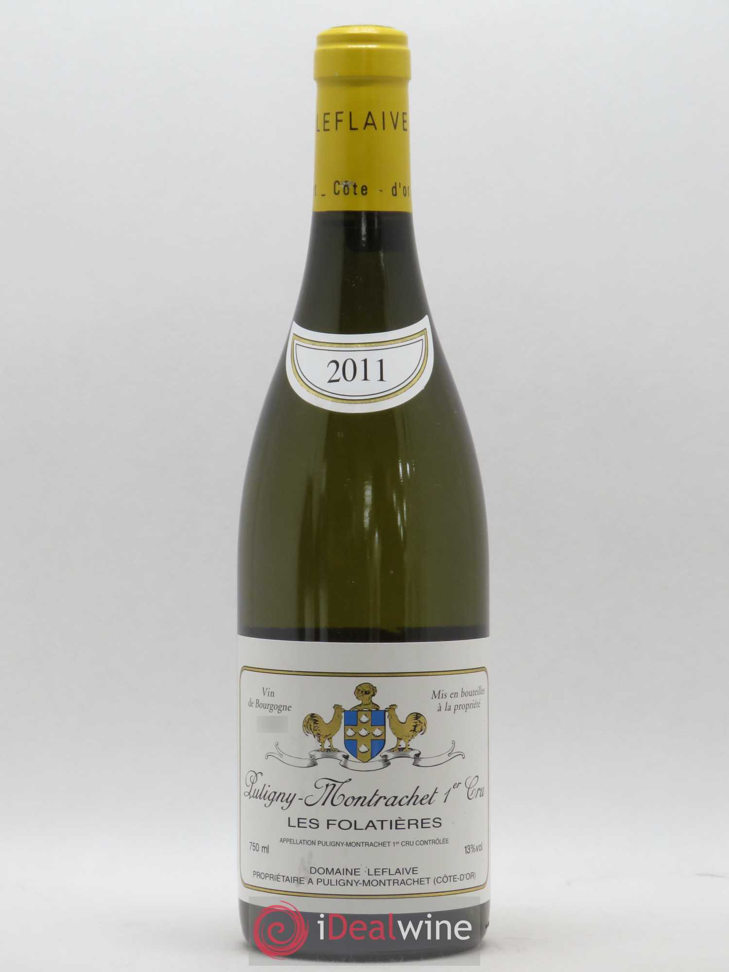 Puligny-Montrachet 1er Cru Les Folatières Leflaive (Domaine) 2011 - Lot de 1 bouteille - 0