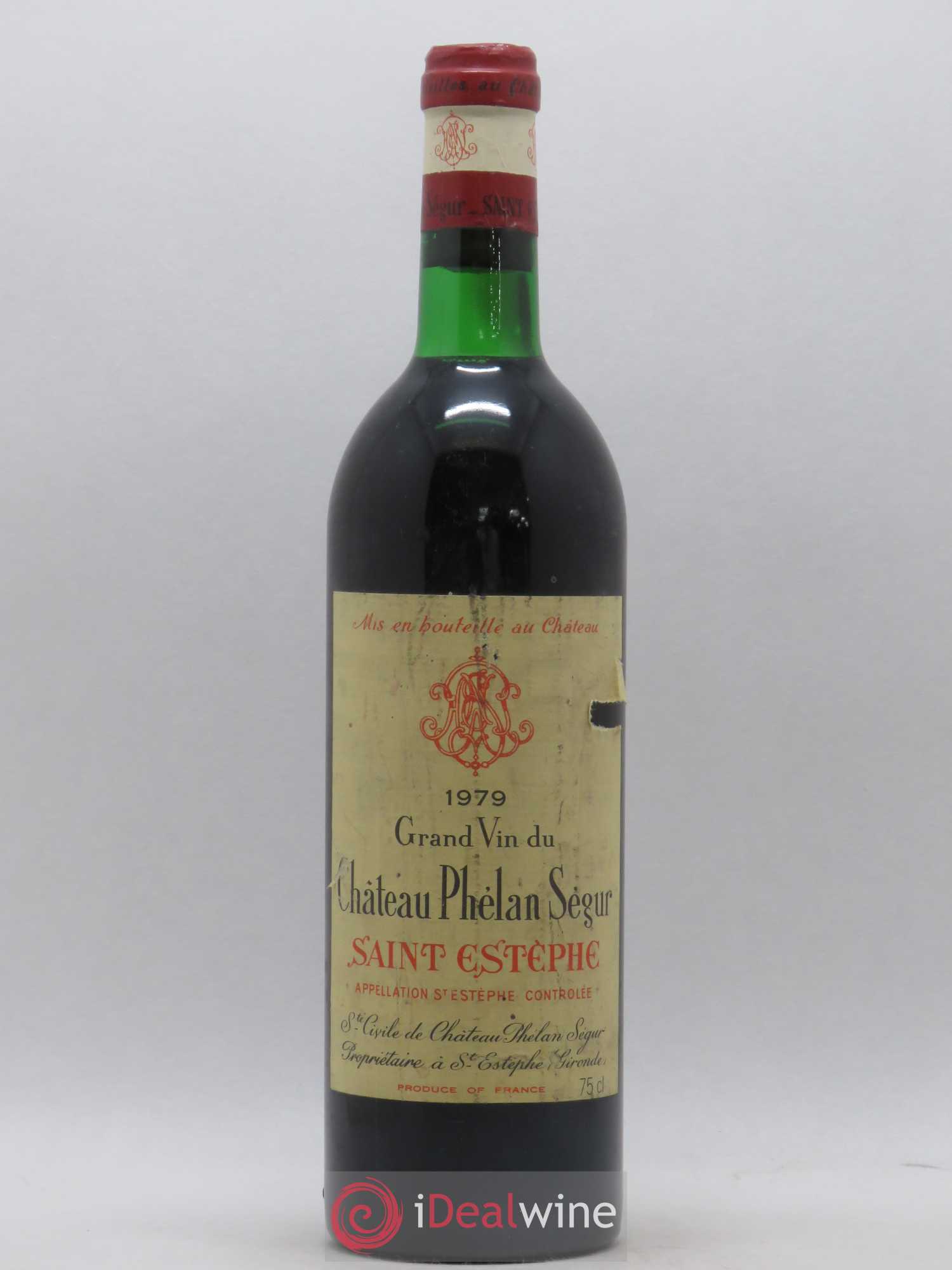 Château Phélan Ségur 1979 - Lot de 1 bouteille - 0