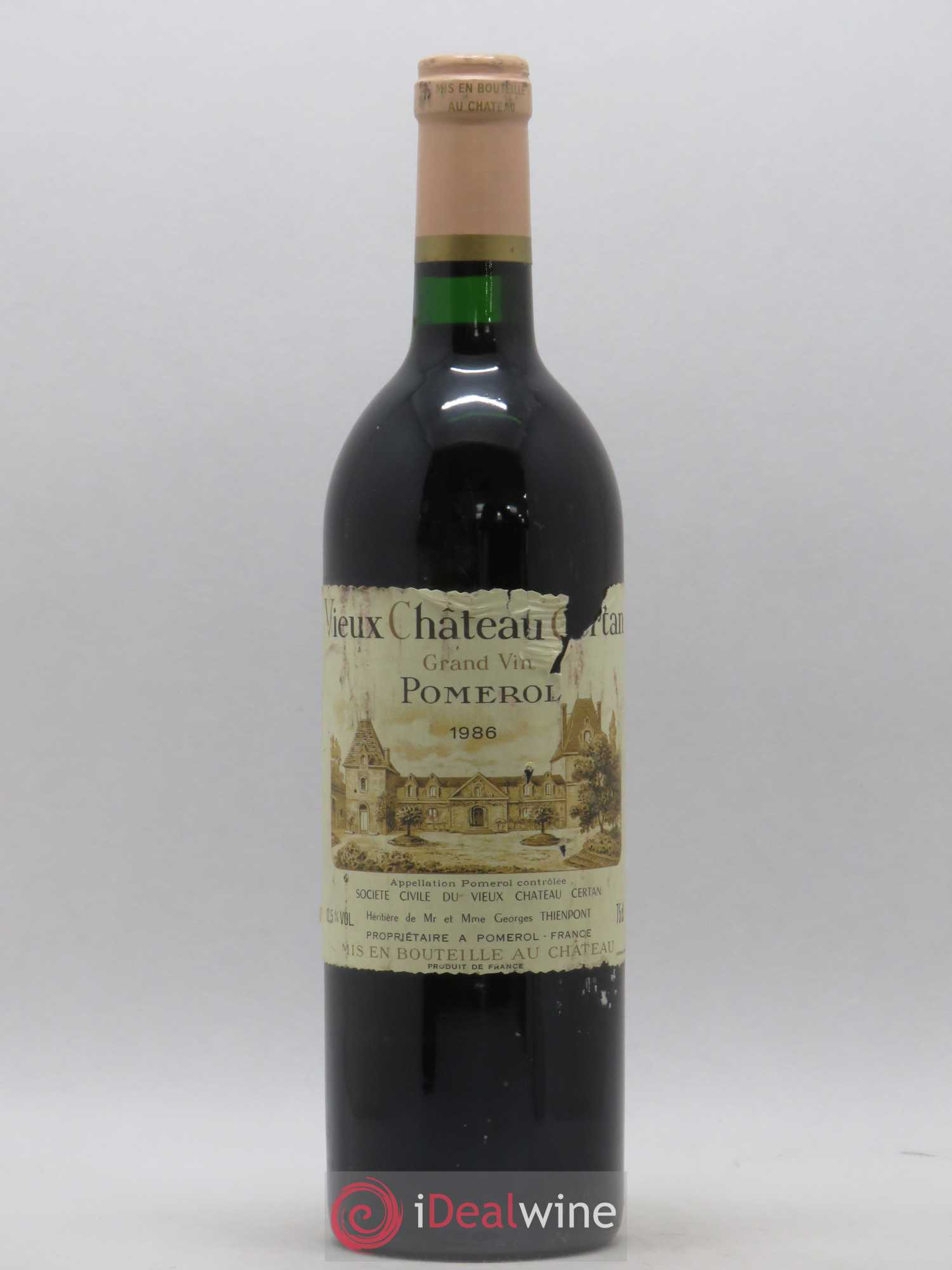 Vieux Château Certan 1986 - Lot de 1 bouteille - 0