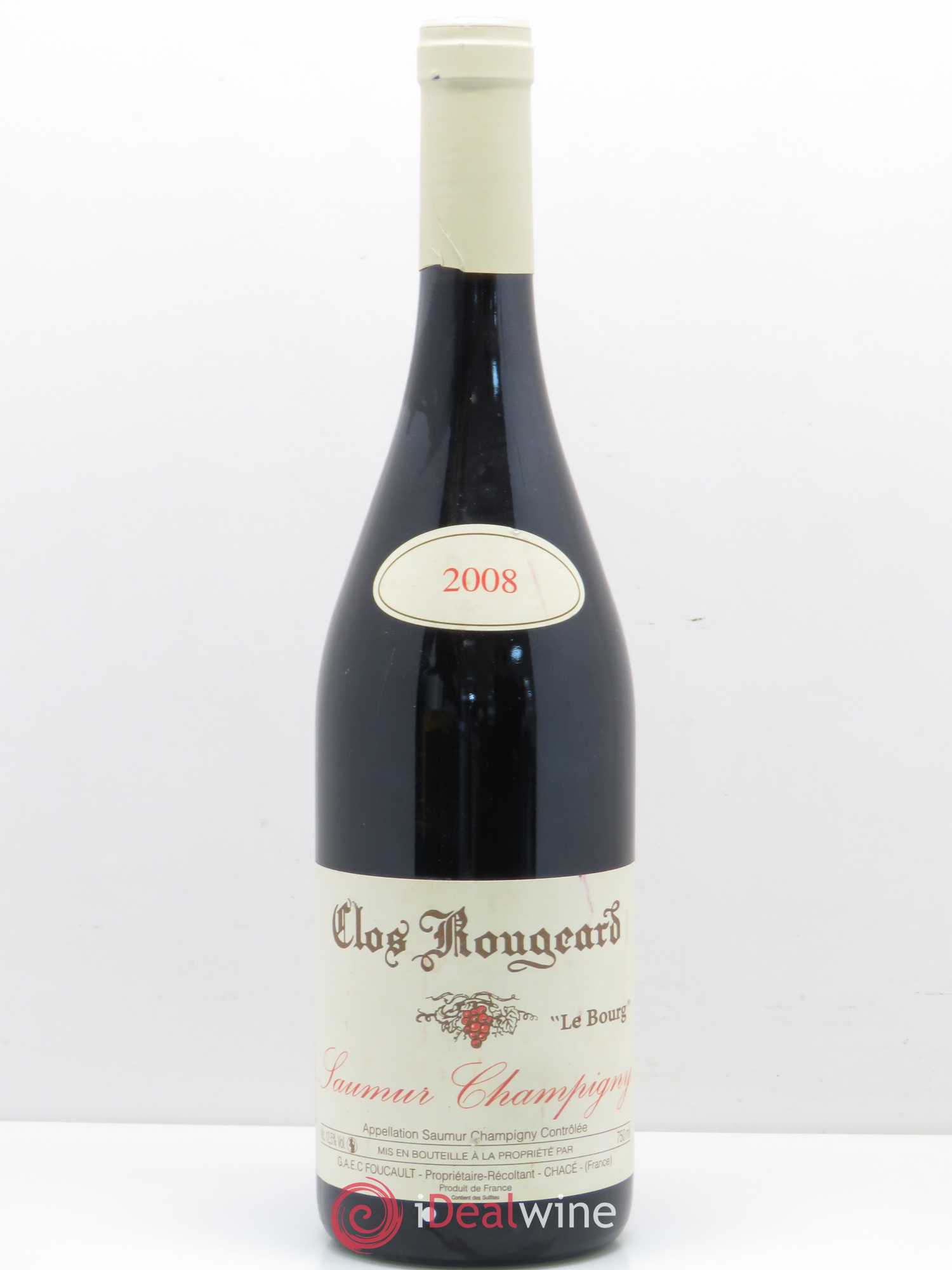 Saumur-Champigny Le Bourg Clos Rougeard 2008 - Lot de 1 bouteille - 0