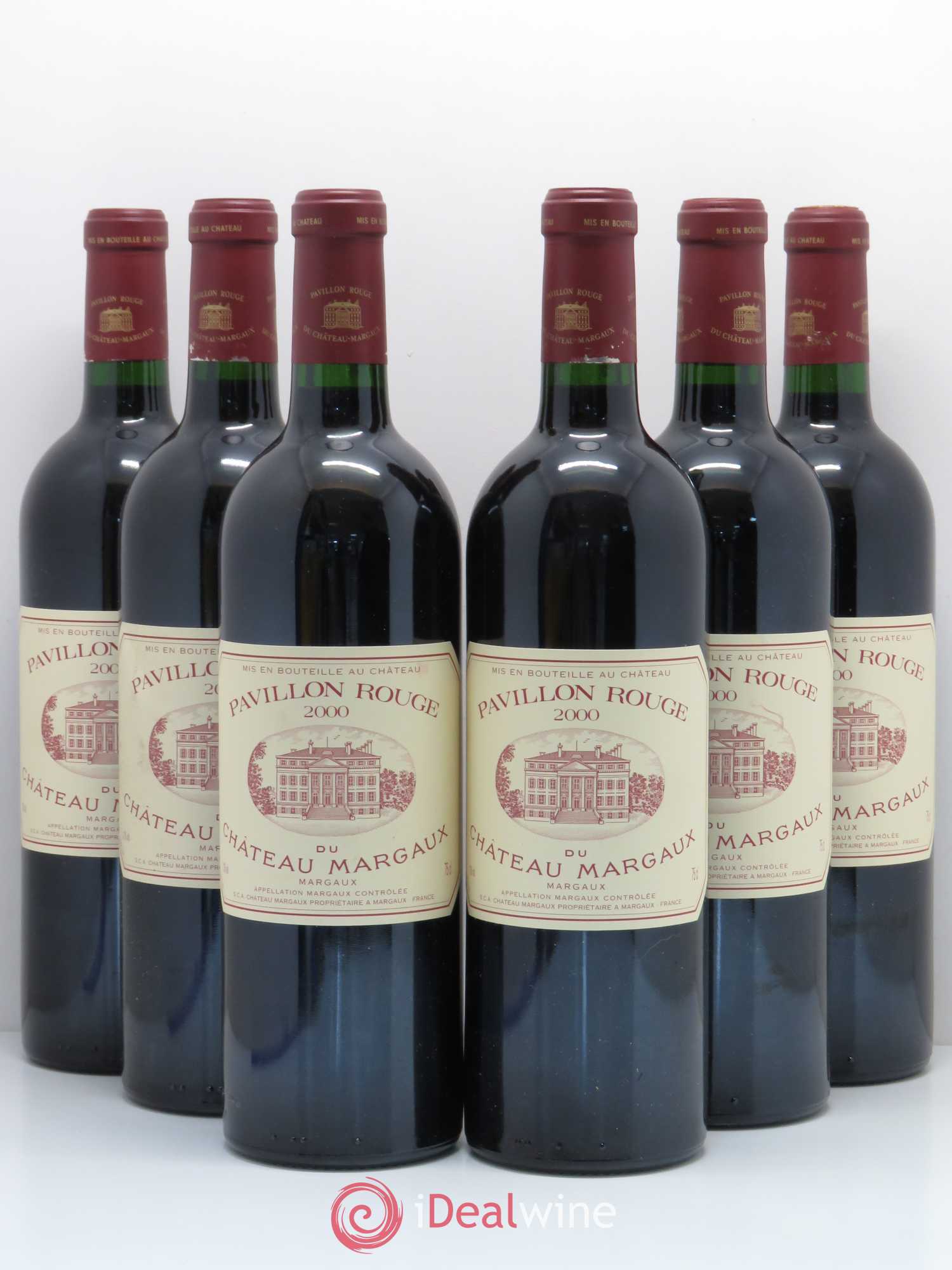 Pavillon Rouge du Château Margaux Second Vin 2000 - Lot de 6 bouteilles - 0