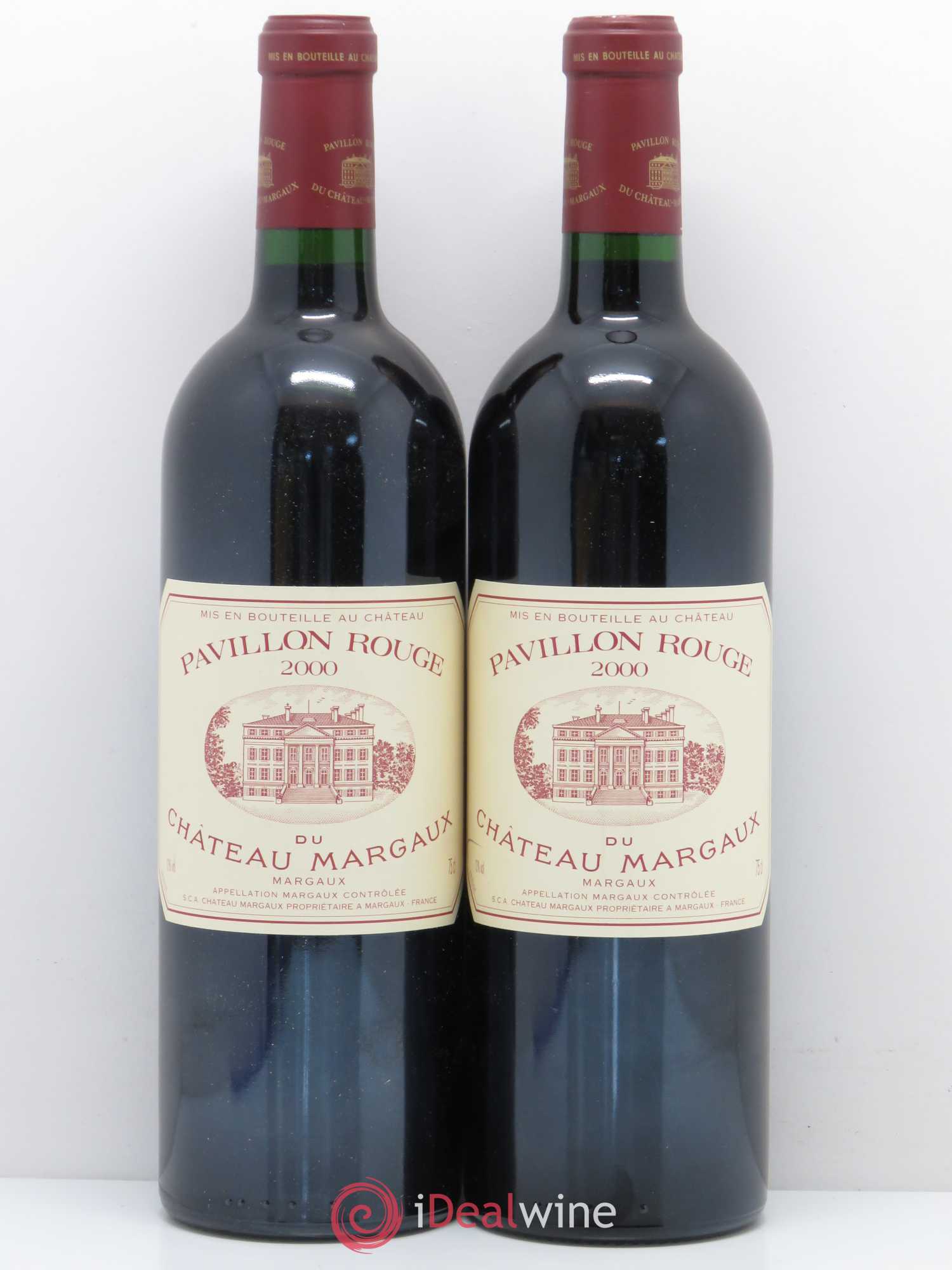 Pavillon Rouge du Château Margaux Second Vin 2000 - Lot de 2 bouteilles - 0