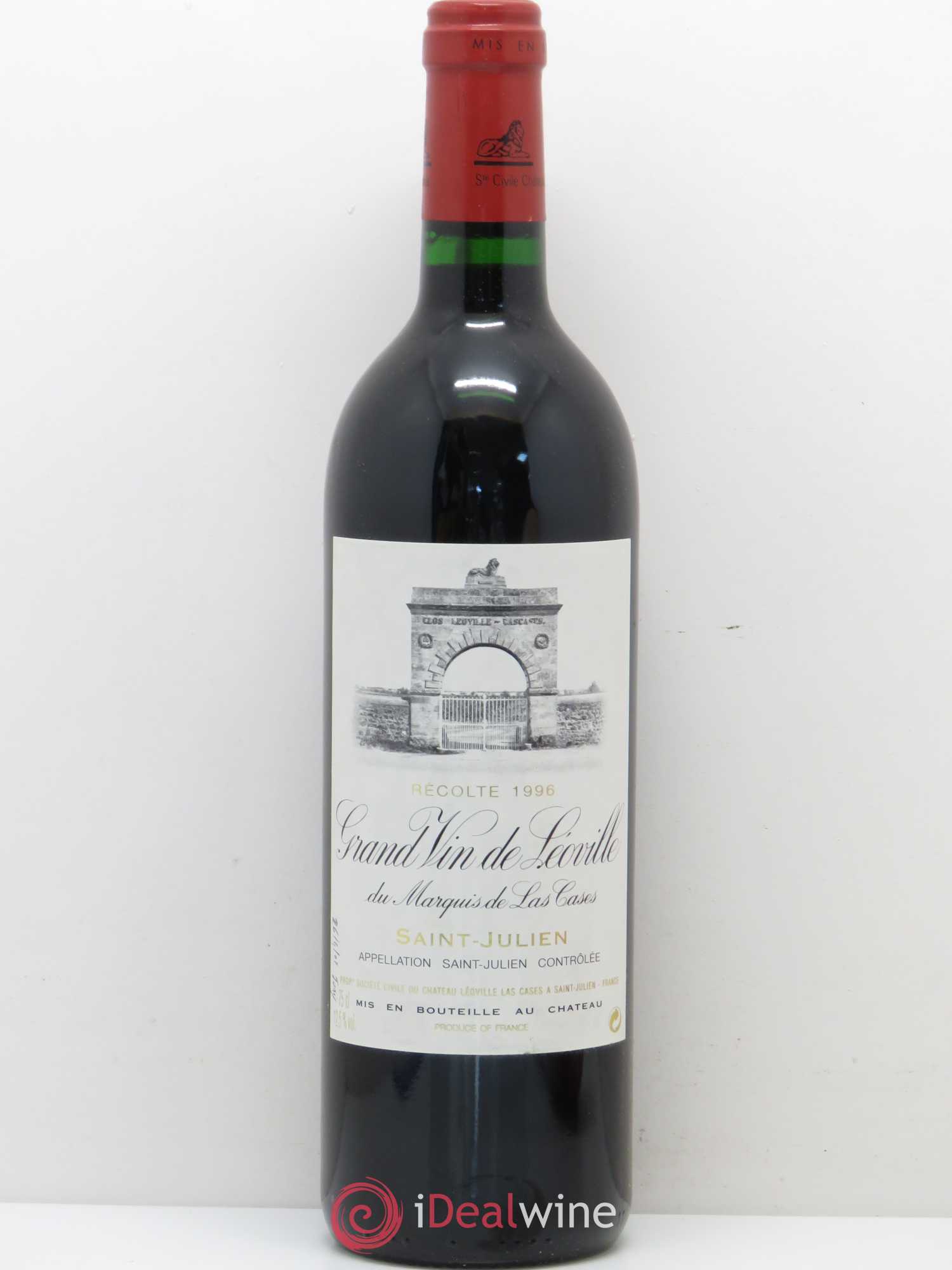Château Léoville Las Cases 2ème Grand Cru Classé 1996 - Lot de 1 bouteille - 0