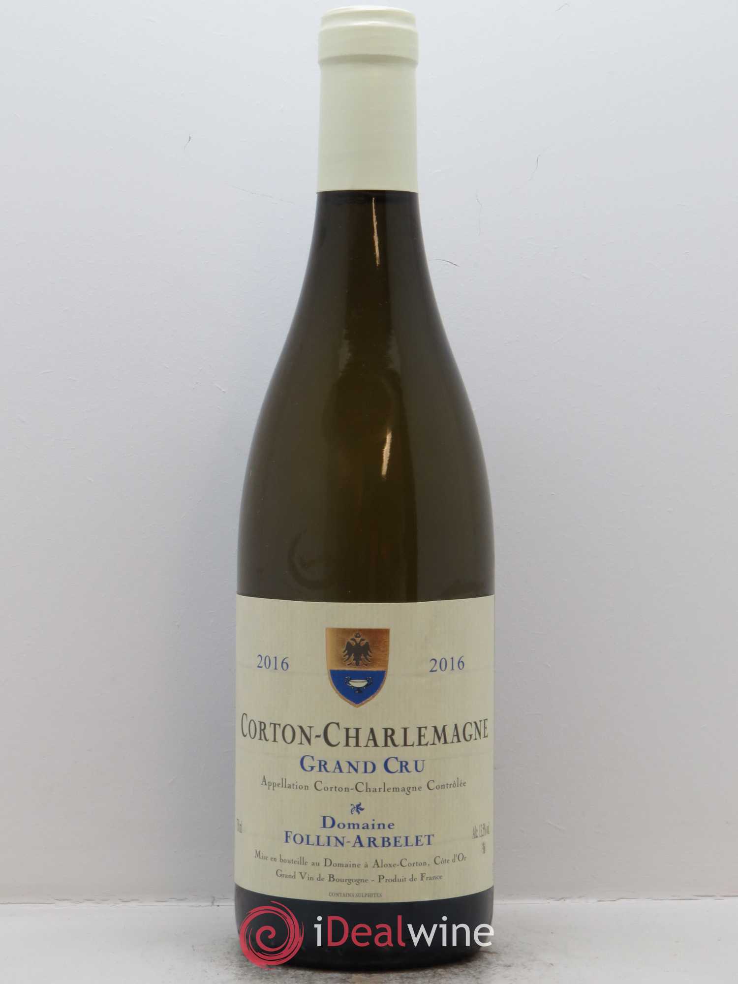 Corton-Charlemagne Grand Cru Follin-Arbelet (Domaine) 2016 - Lot de 1 bouteille - 0