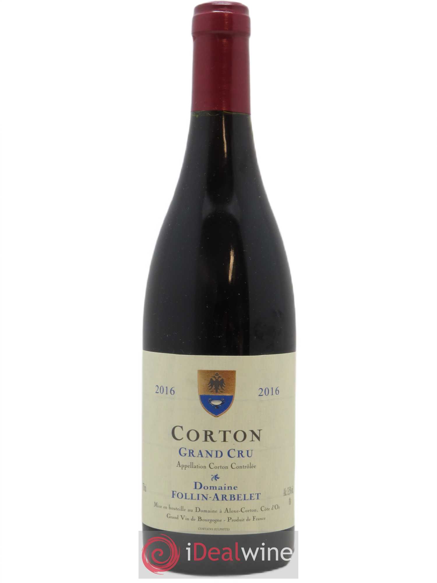Corton Grand Cru Follin-Arbelet (Domaine) 2016 - Lot de 1 bouteille - 0