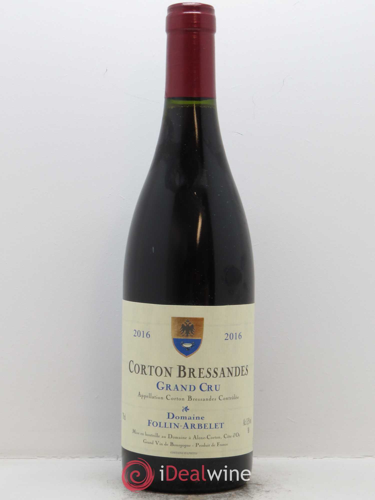 Corton Grand Cru Bressandes Follin-Arbelet (Domaine) 2016 - Lot de 1 bouteille - 0