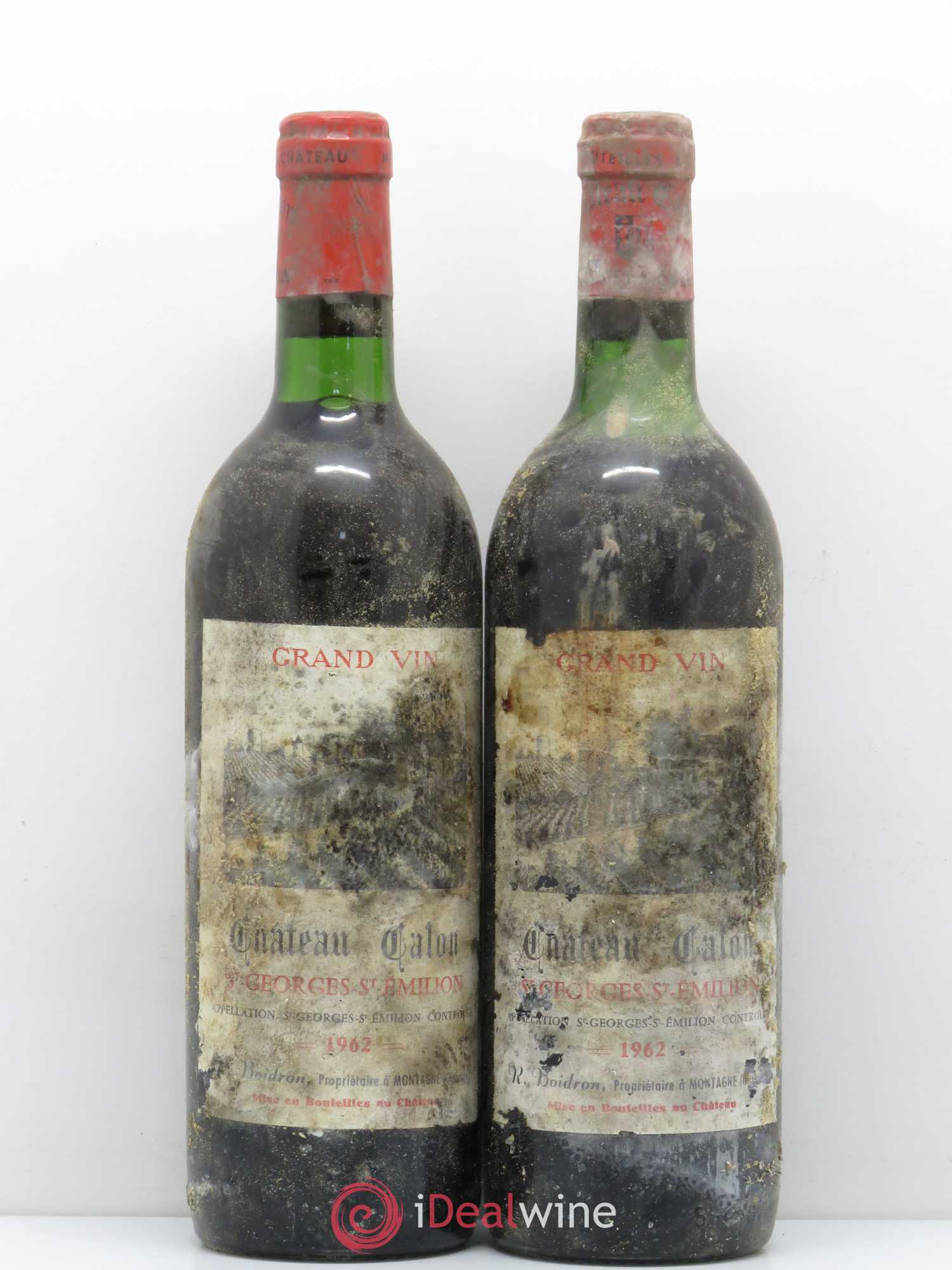 Saint-Georges-Saint-Émilion 1962 - Lot de 2 bouteilles - 0