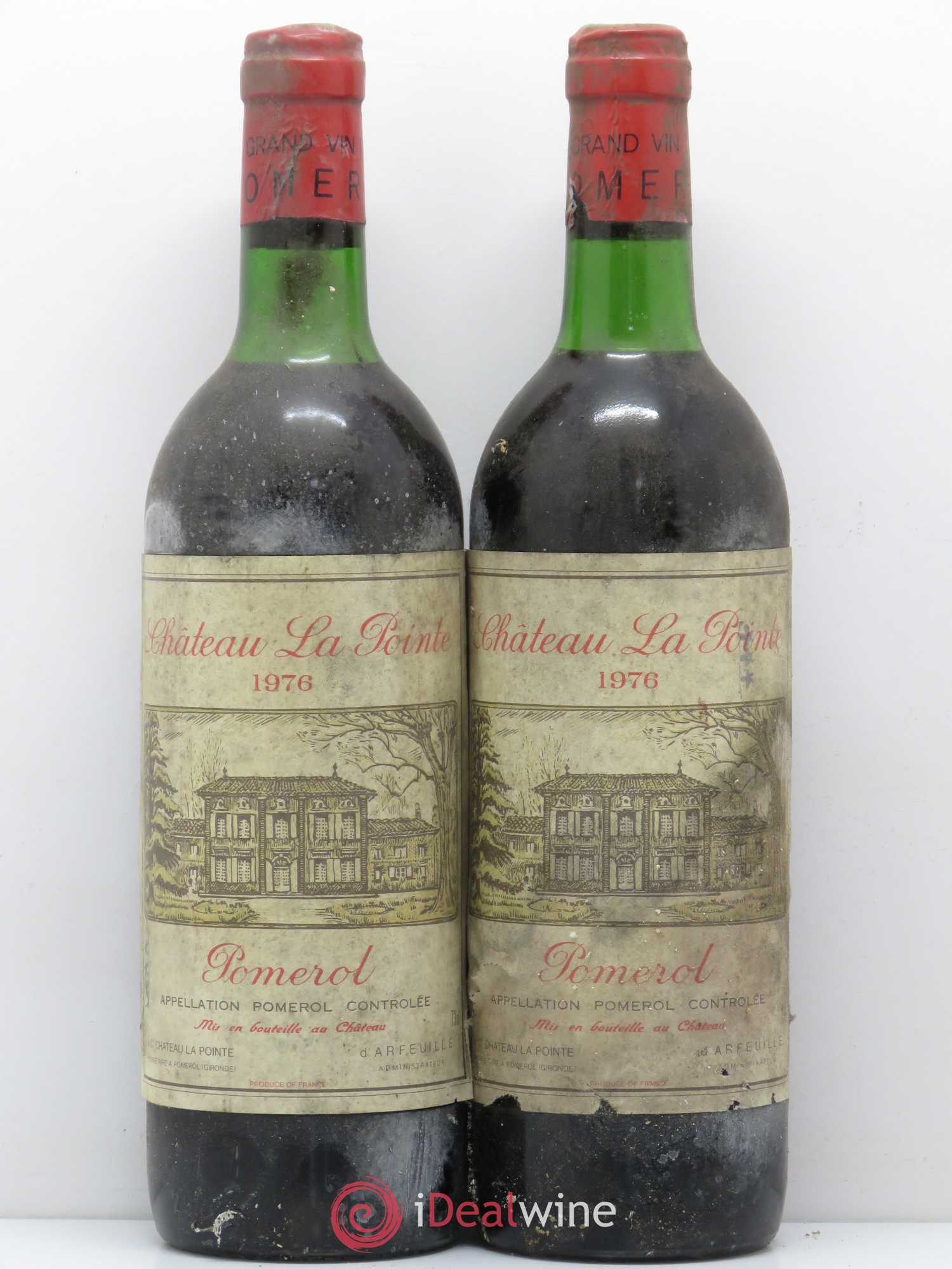 Château la Pointe 1976 - Lot de 2 bouteilles - 0