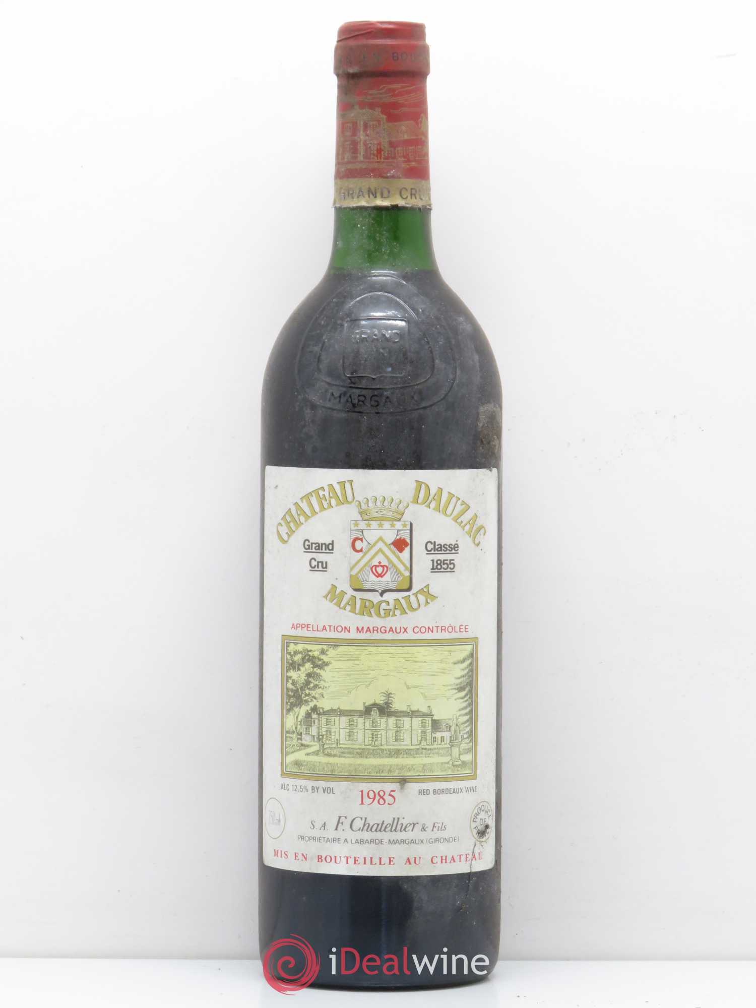 Château Dauzac 5ème Grand Cru Classé 1985 - Lot de 1 bouteille - 0