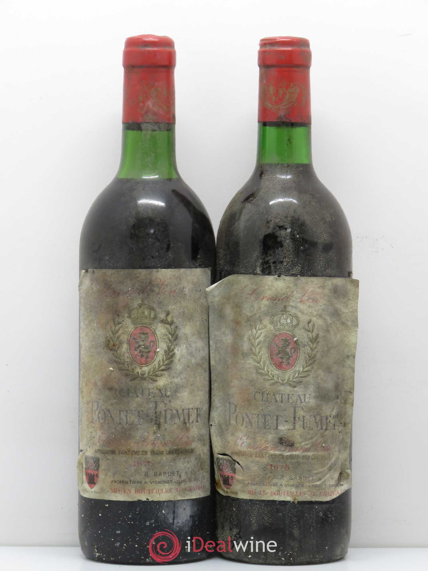 Pontet-Fumet 1975 - Lot de 2 bouteilles - 0