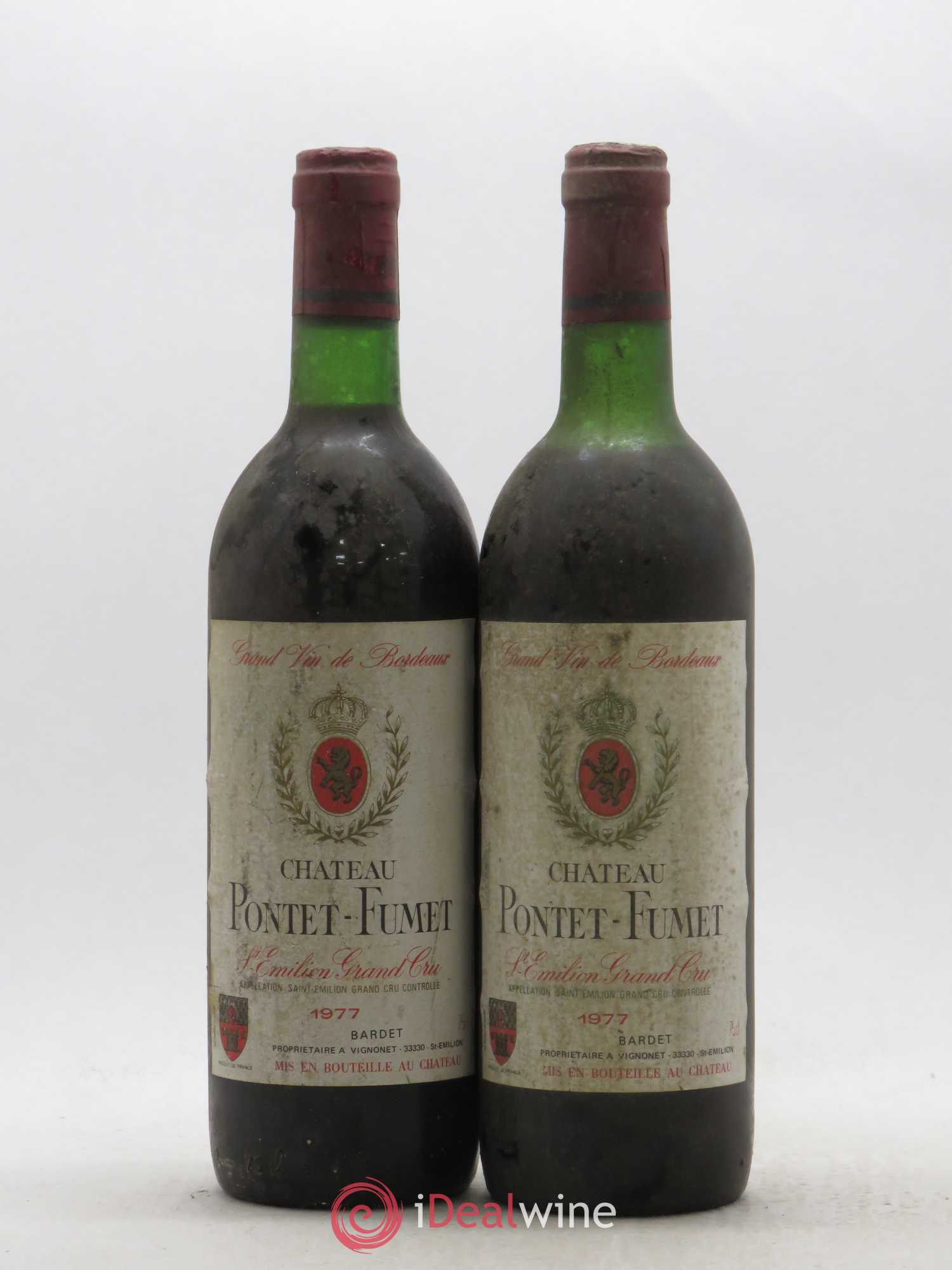 Pontet-Fumet 1977 - Lot de 2 bouteilles - 0