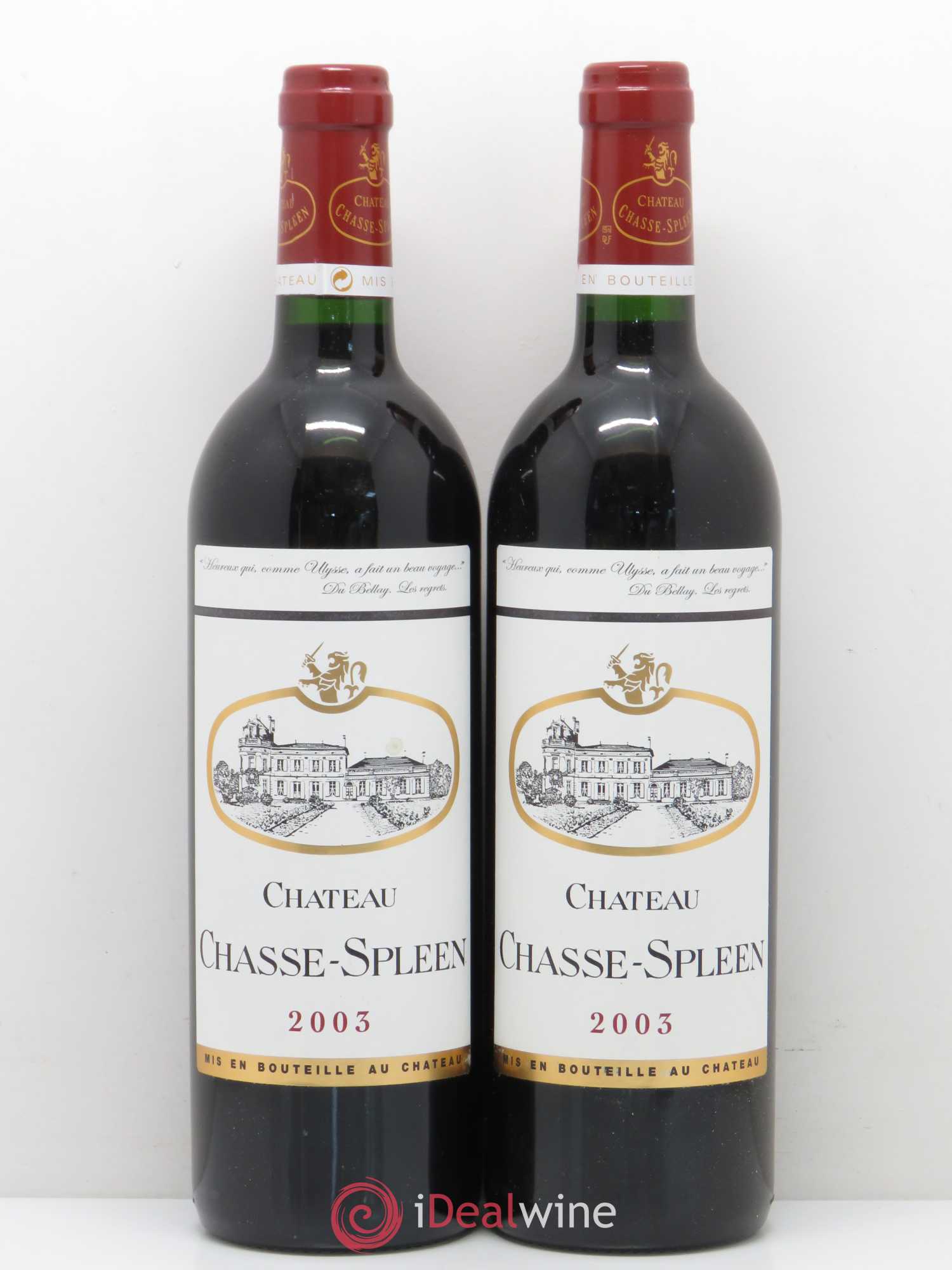 Château Chasse Spleen 2003 - Lot de 5 bouteilles - 2