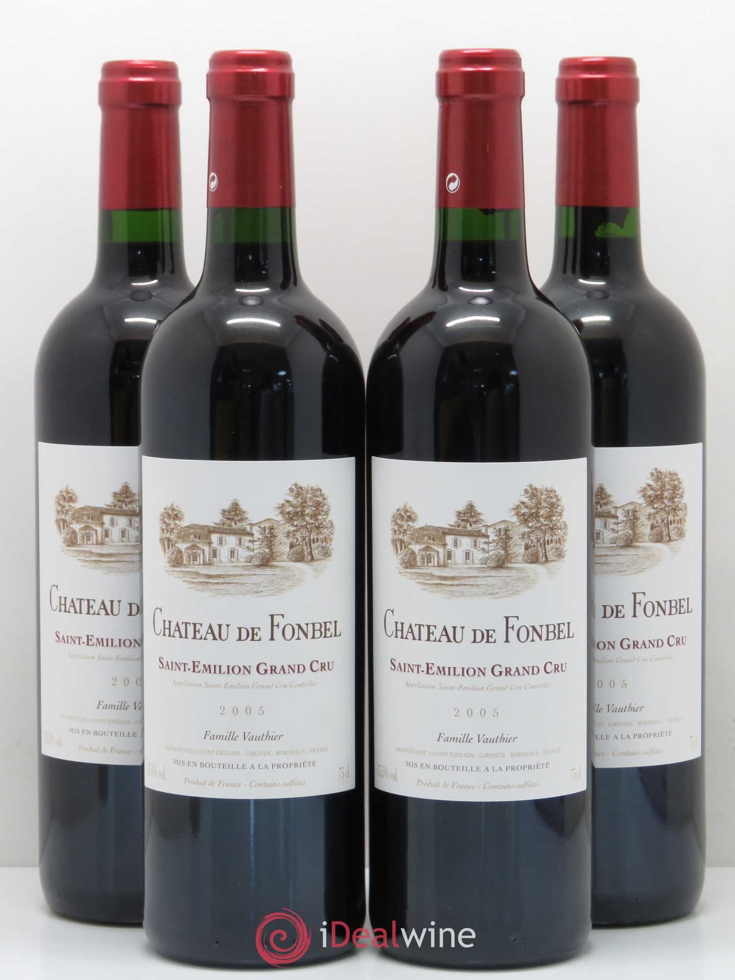Château de Fonbel 2005 - Lot de 4 bouteilles - 0