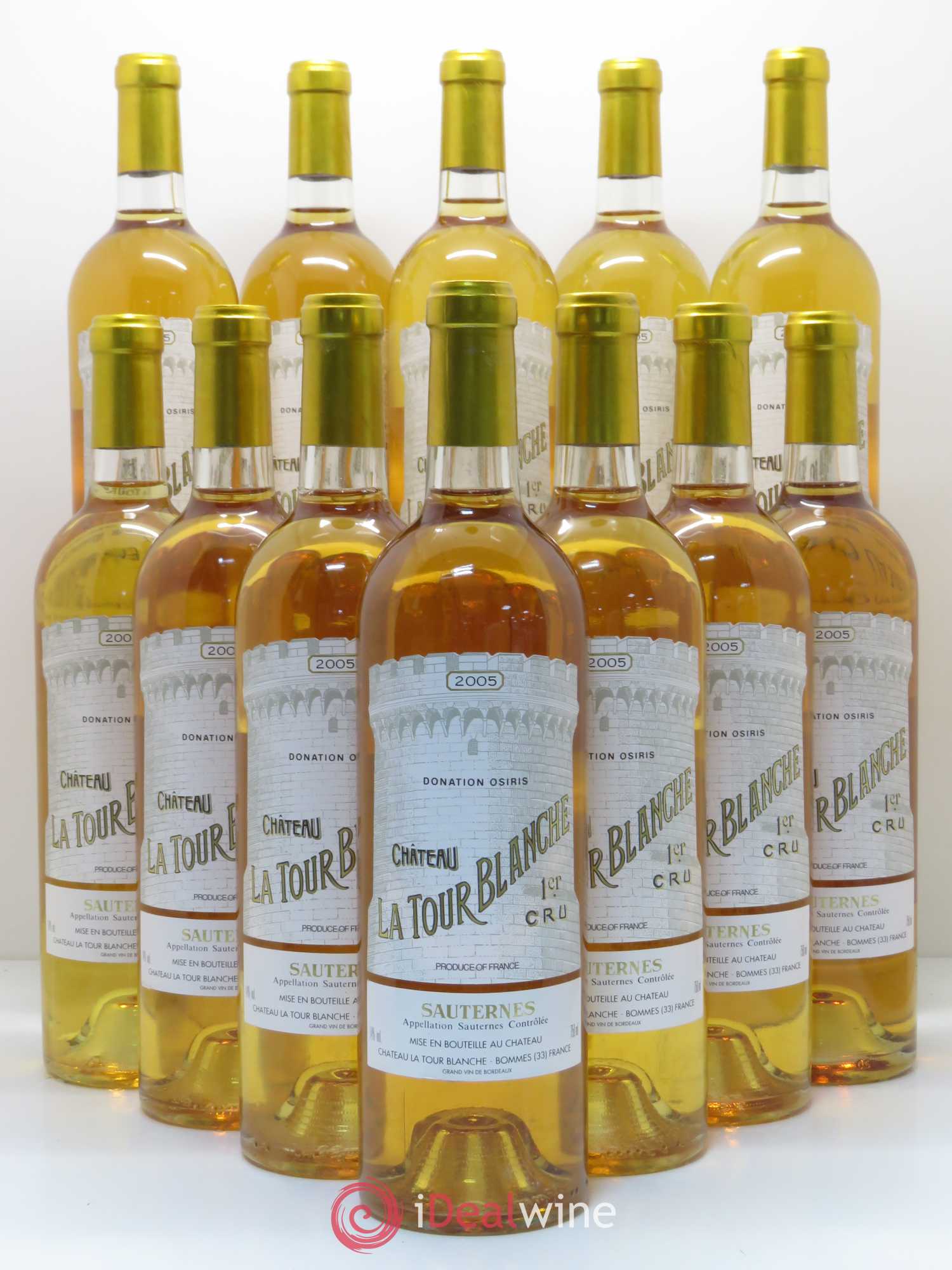 Château la Tour Blanche 1er Grand Cru Classé 2005 - Lotto di 12 bottiglie - 0