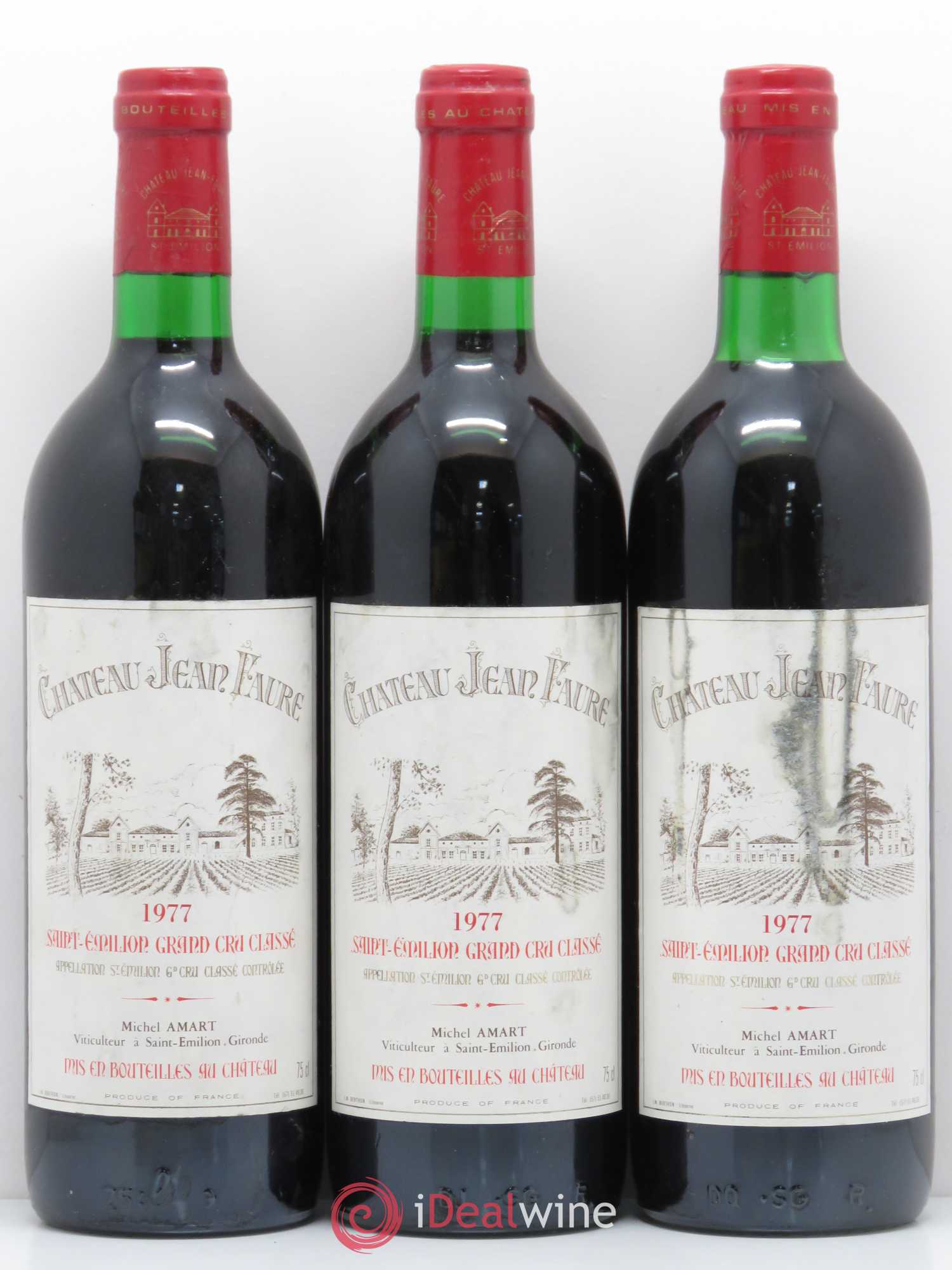 Château Jean Faure Grand Cru Classé 1977 - Lot de 6 bouteilles - 2