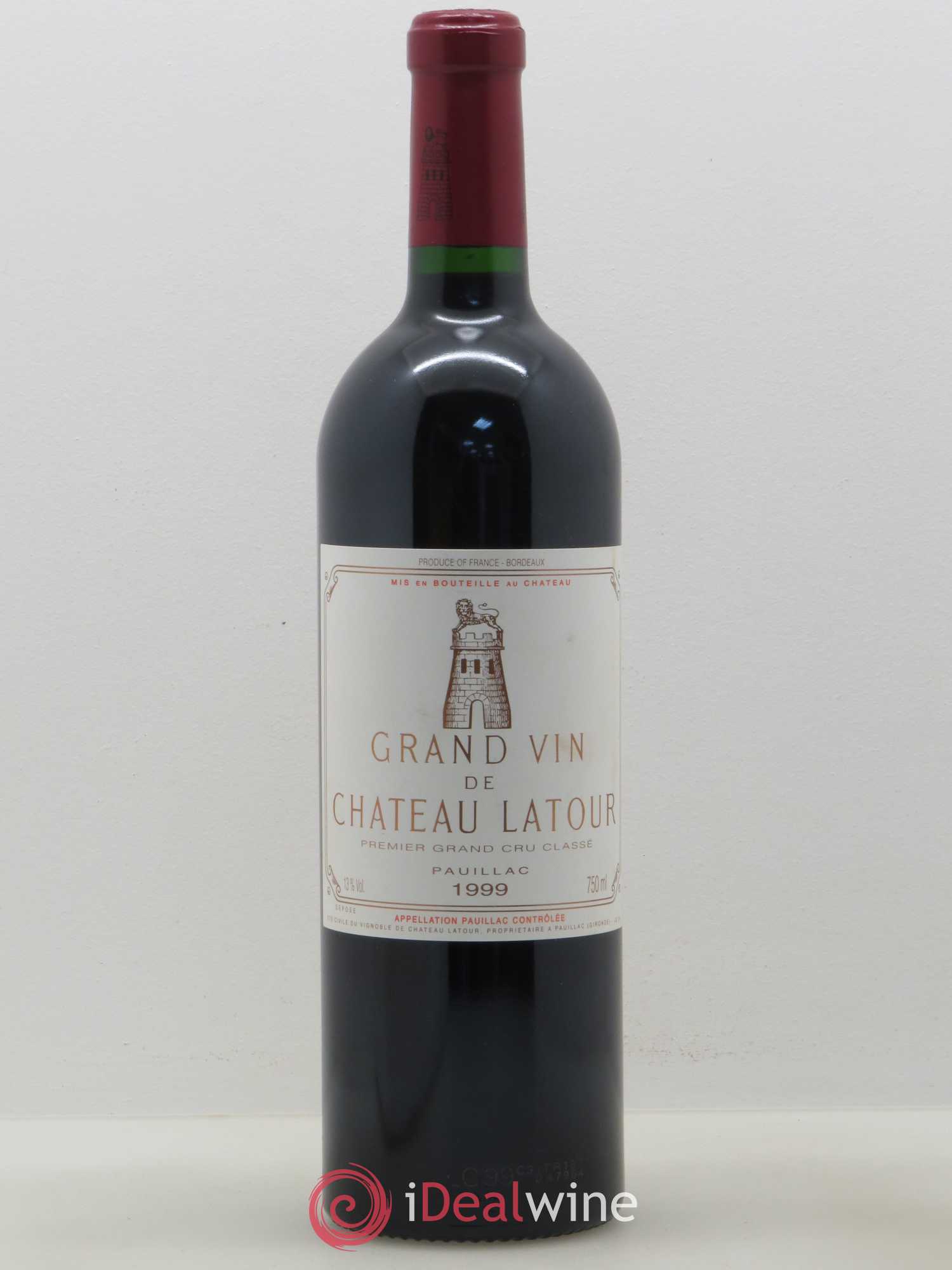 Château Latour 1er Grand Cru Classé 1999 - Lot de 1 bouteille - 0