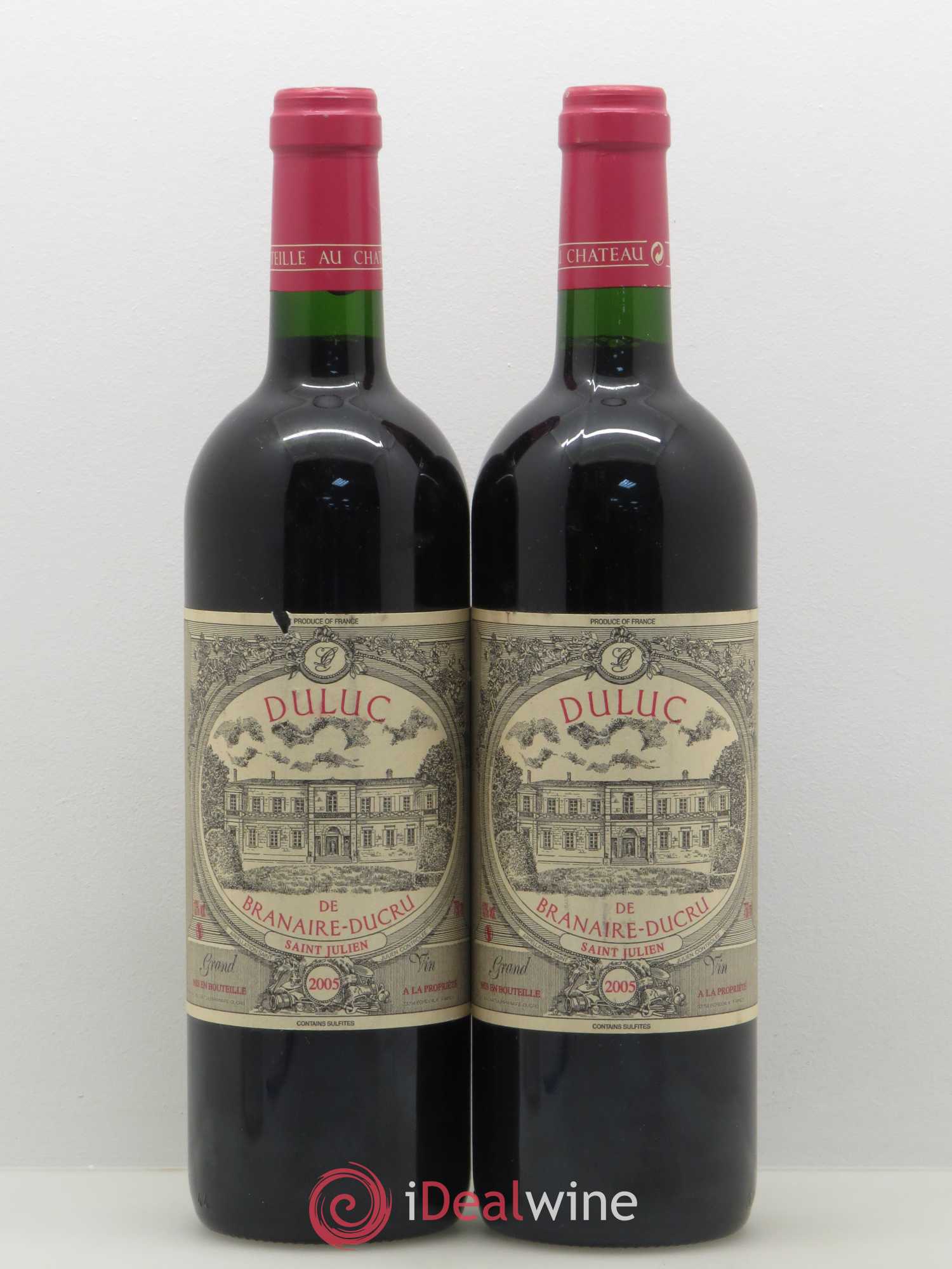 Duluc de Branaire Second Vin 2005 - Lot de 2 bouteilles - 0