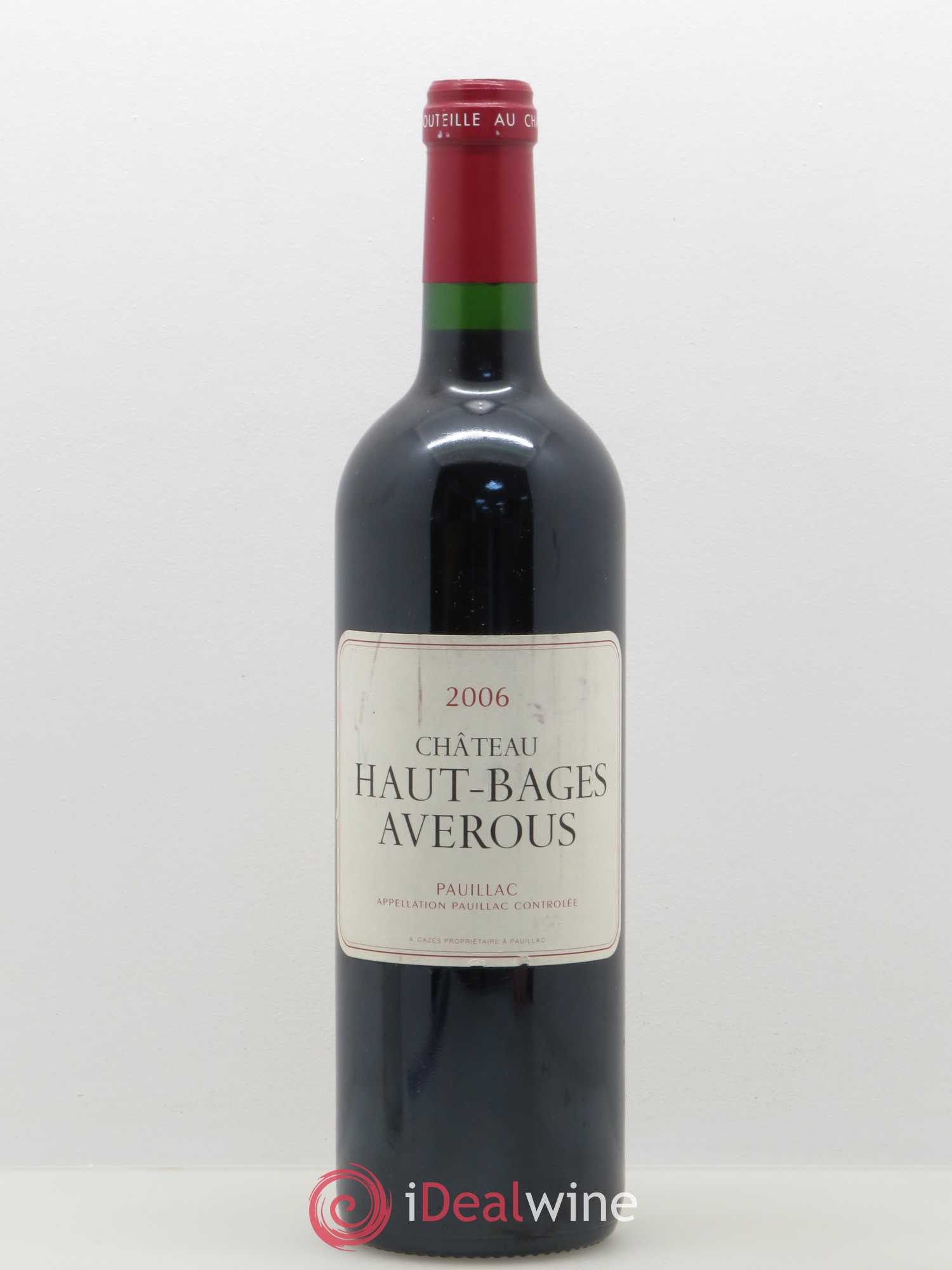 Château Haut Bages Averous Cru Bourgeois 2006 - Lot de 1 bouteille - 0