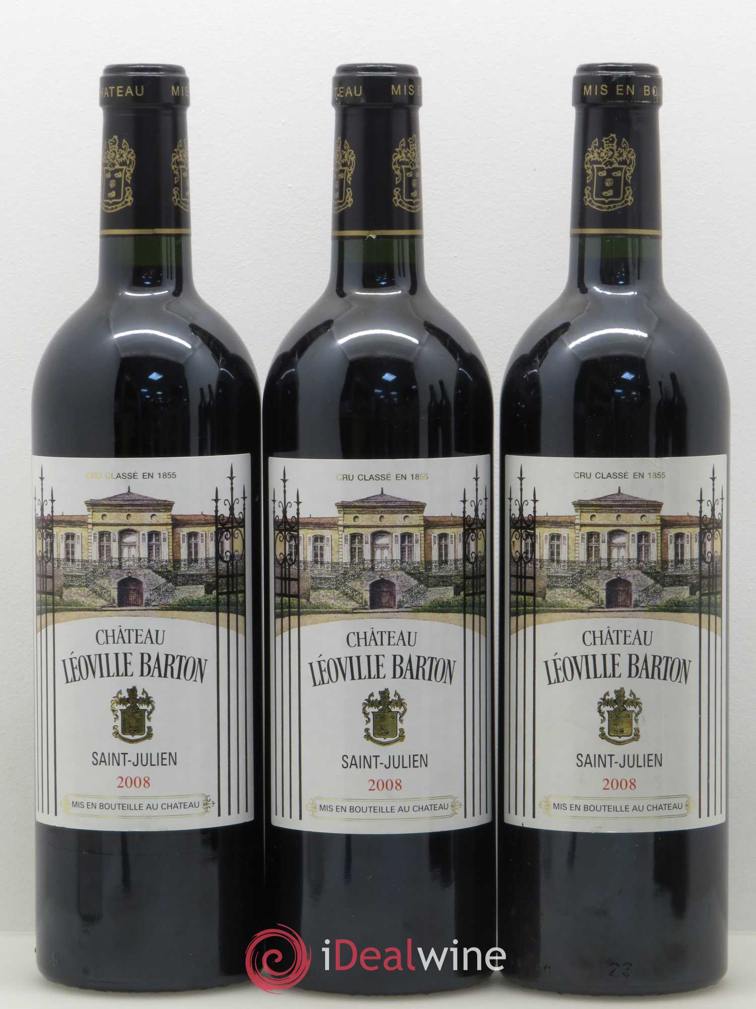 Château Léoville Barton 2ème Grand Cru Classé 2008 - Lot de 5 bouteilles - 1