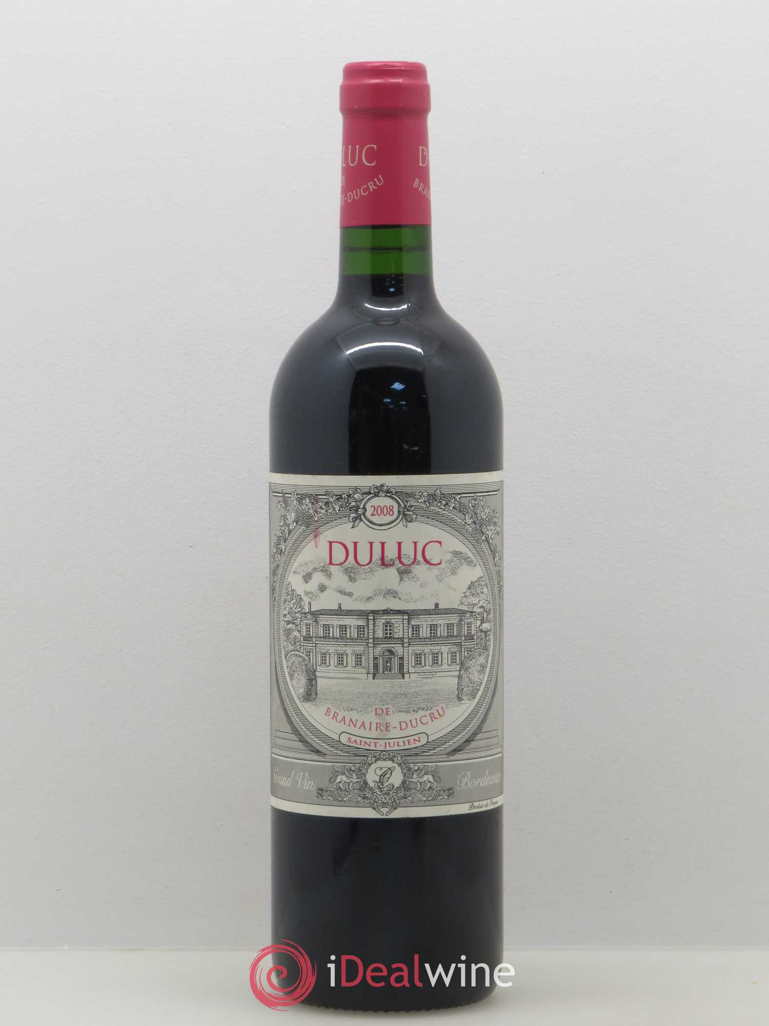 Duluc de Branaire Second Vin 2008 - Lot de 1 bouteille - 0