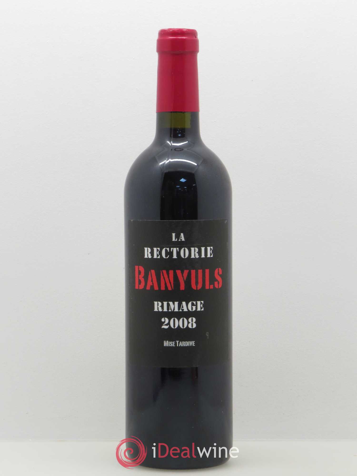 Banyuls La Rectorie mise tardive 2008 - Lot de 1 bouteille - 0