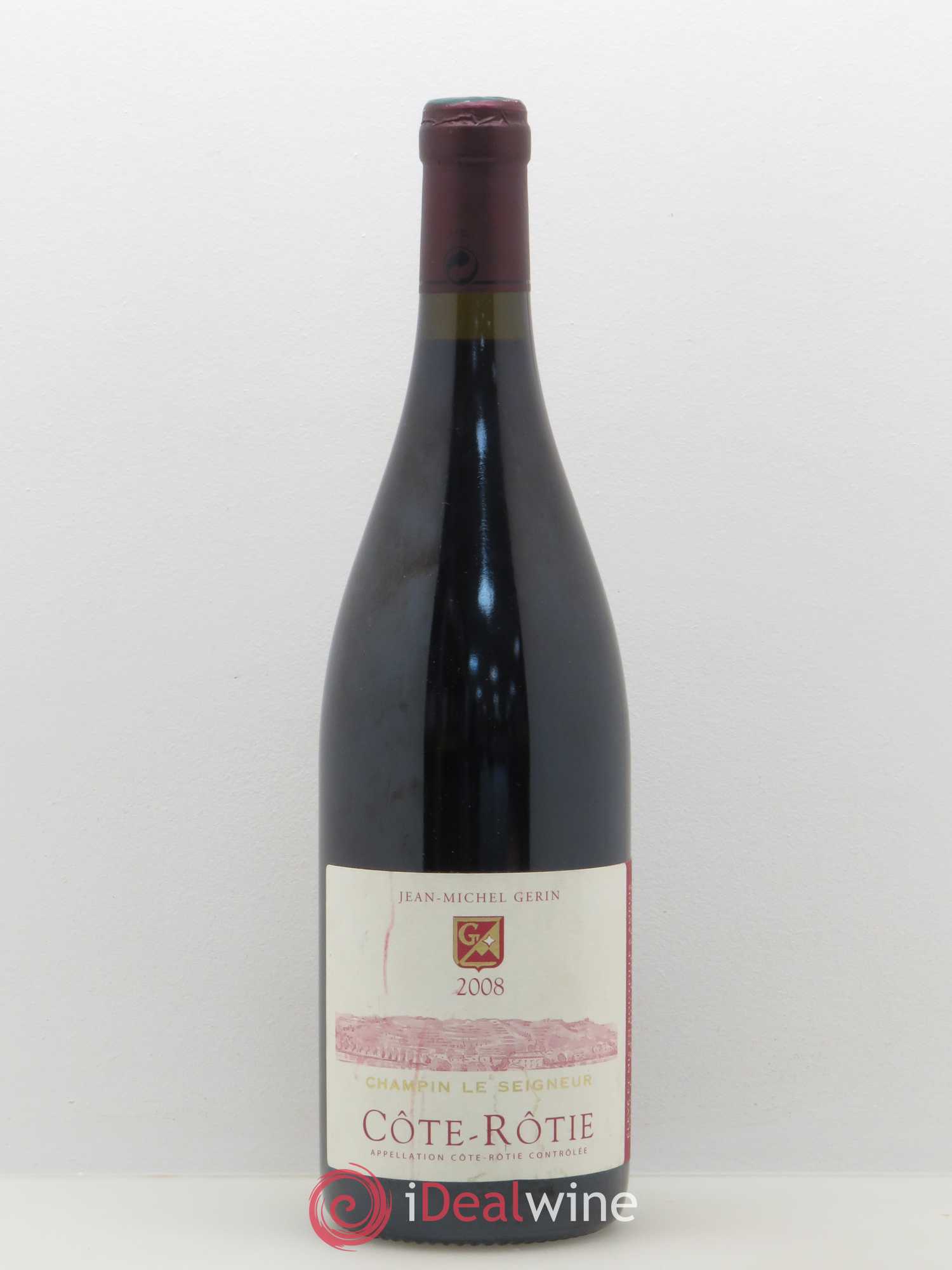 Côte-Rôtie Champin Le Seigneur Jean-Michel Gerin 2008 - Lot de 1 bouteille - 0