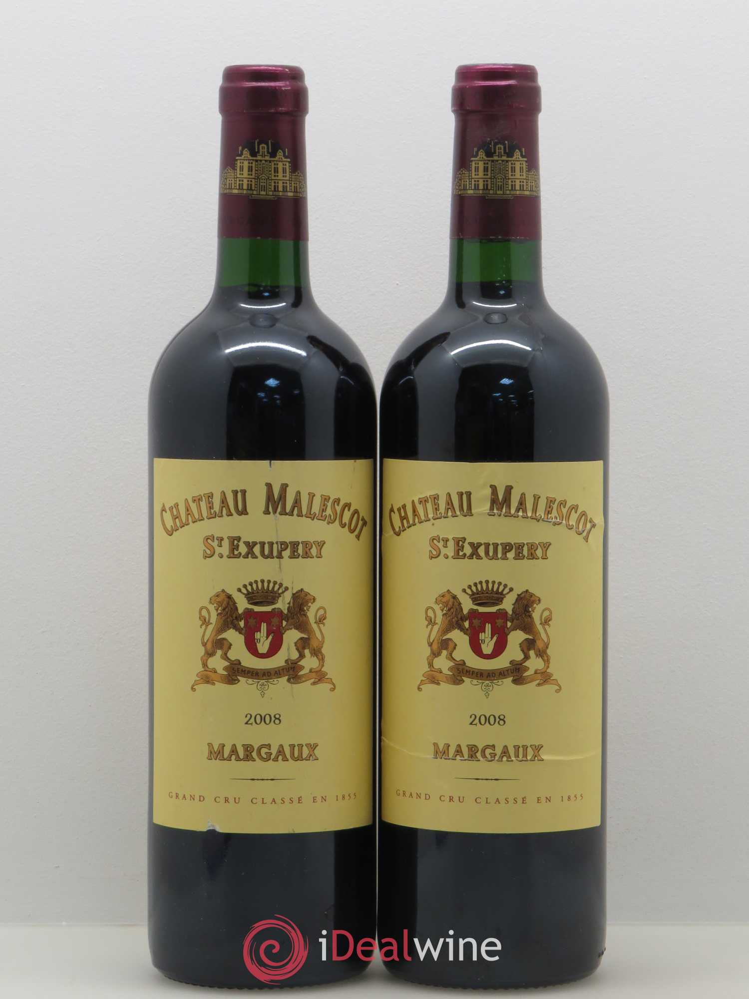 Château Malescot Saint-Exupéry 3ème Grand Cru Classé 2008 - Lot de 2 bouteilles - 0