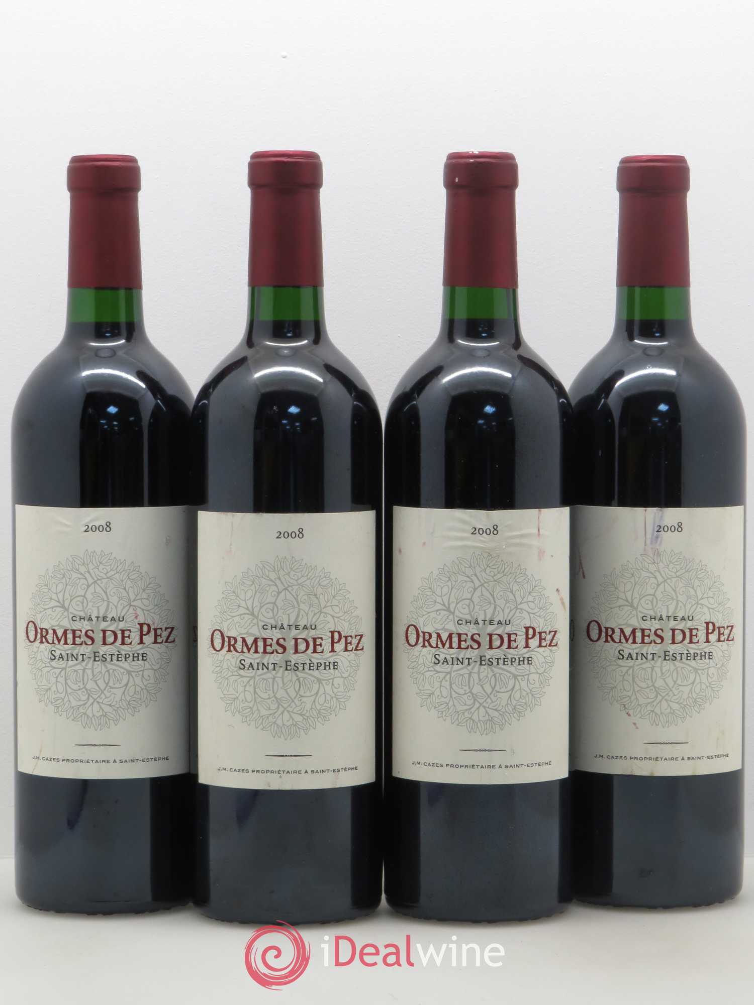 Château les Ormes de Pez 2008 - Lot de 4 bouteilles - 0