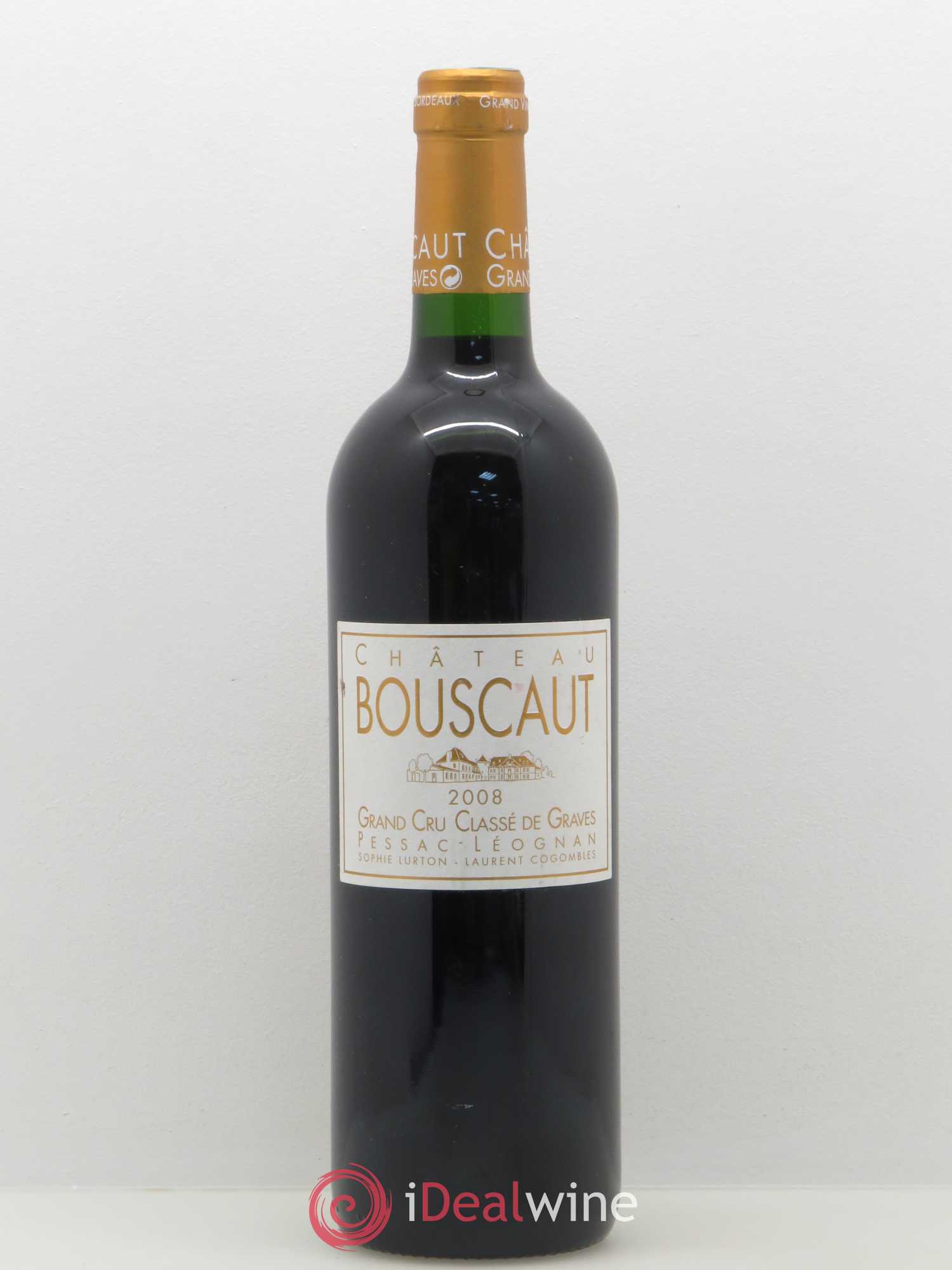 Château Bouscaut Cru Classé de Graves 2008 - Lot de 1 bouteille - 0