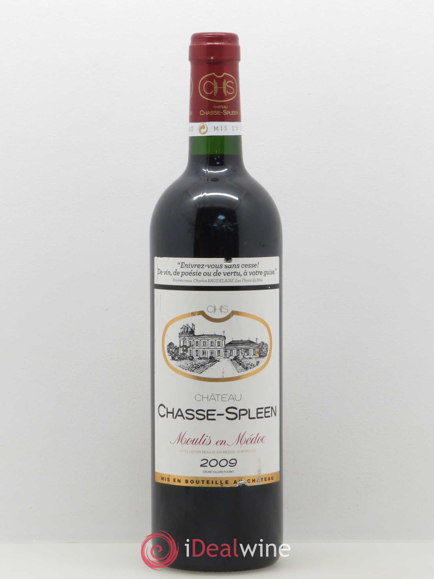 Château Chasse Spleen 2009 - Lot de 1 bouteille - 0