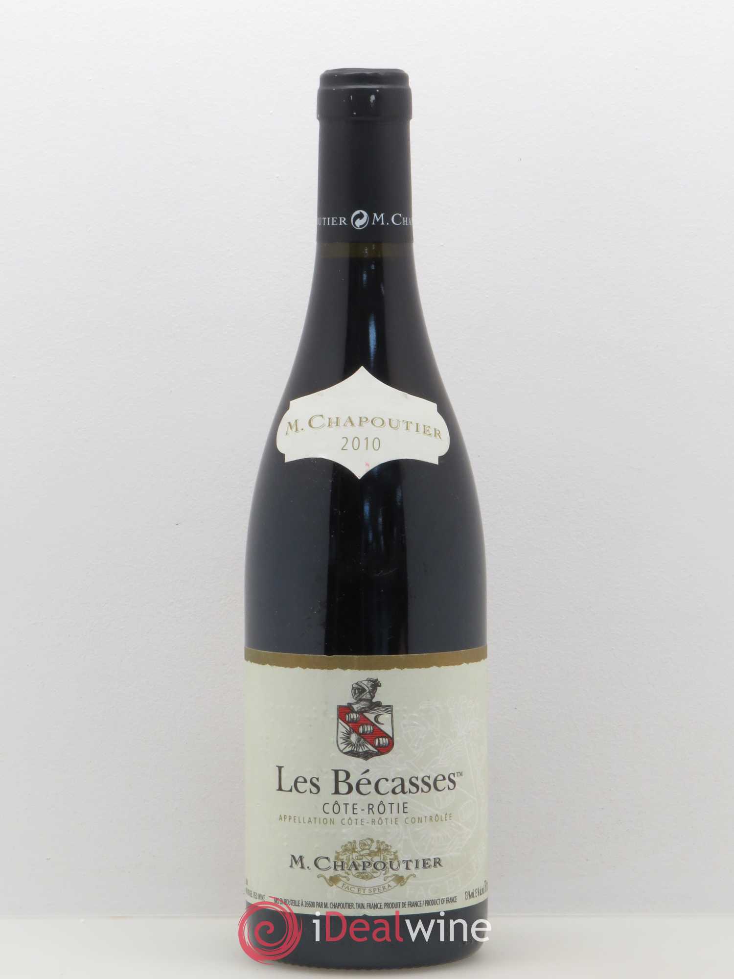 Côte-Rôtie Les Bécasses Chapoutier 2010 - Lot de 1 bouteille - 0