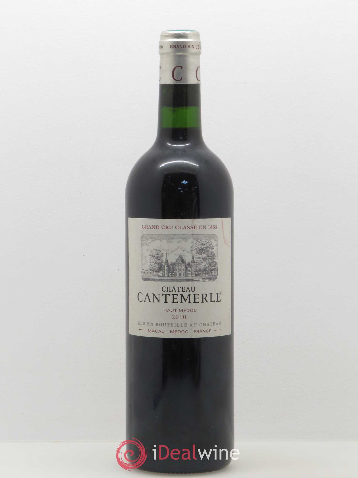 Château Cantemerle 5ème Grand Cru Classé 2010 - Lot de 1 bouteille - 0