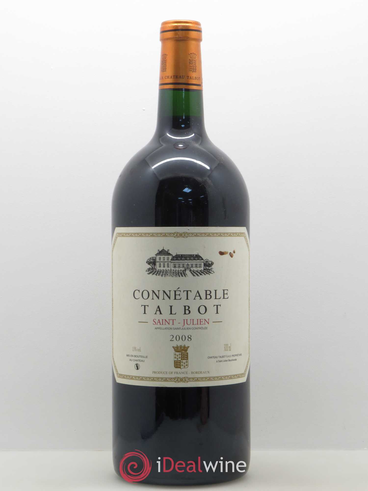 Connétable de Talbot Second Vin 2008 - Lot de 1 jeroboam - 0