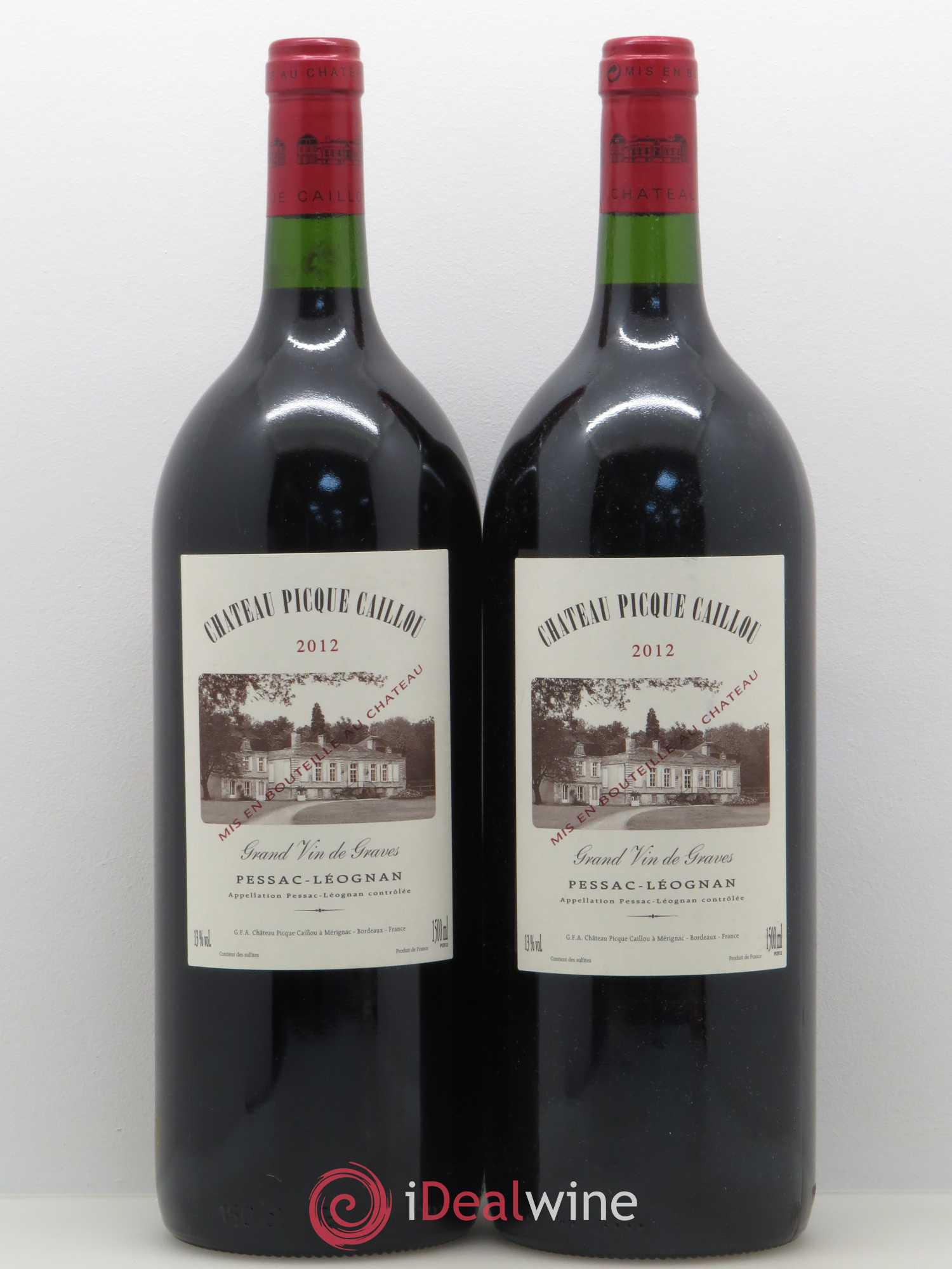 Château Picque Caillou 2012 - Lot de 2 magnums - 0