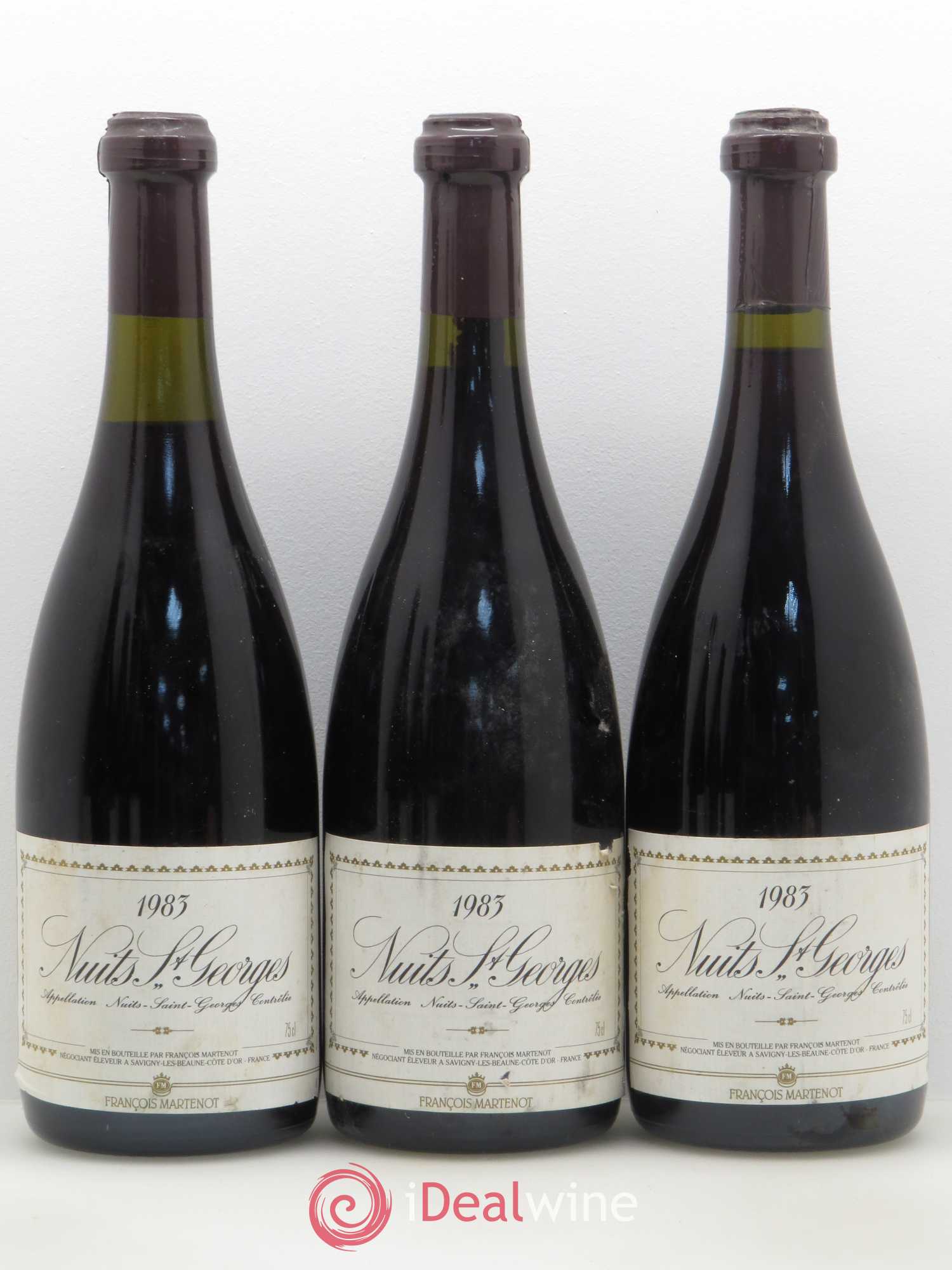 Nuits-Saint-Georges François Martenot 1983 - Lot de 6 bouteilles - 2
