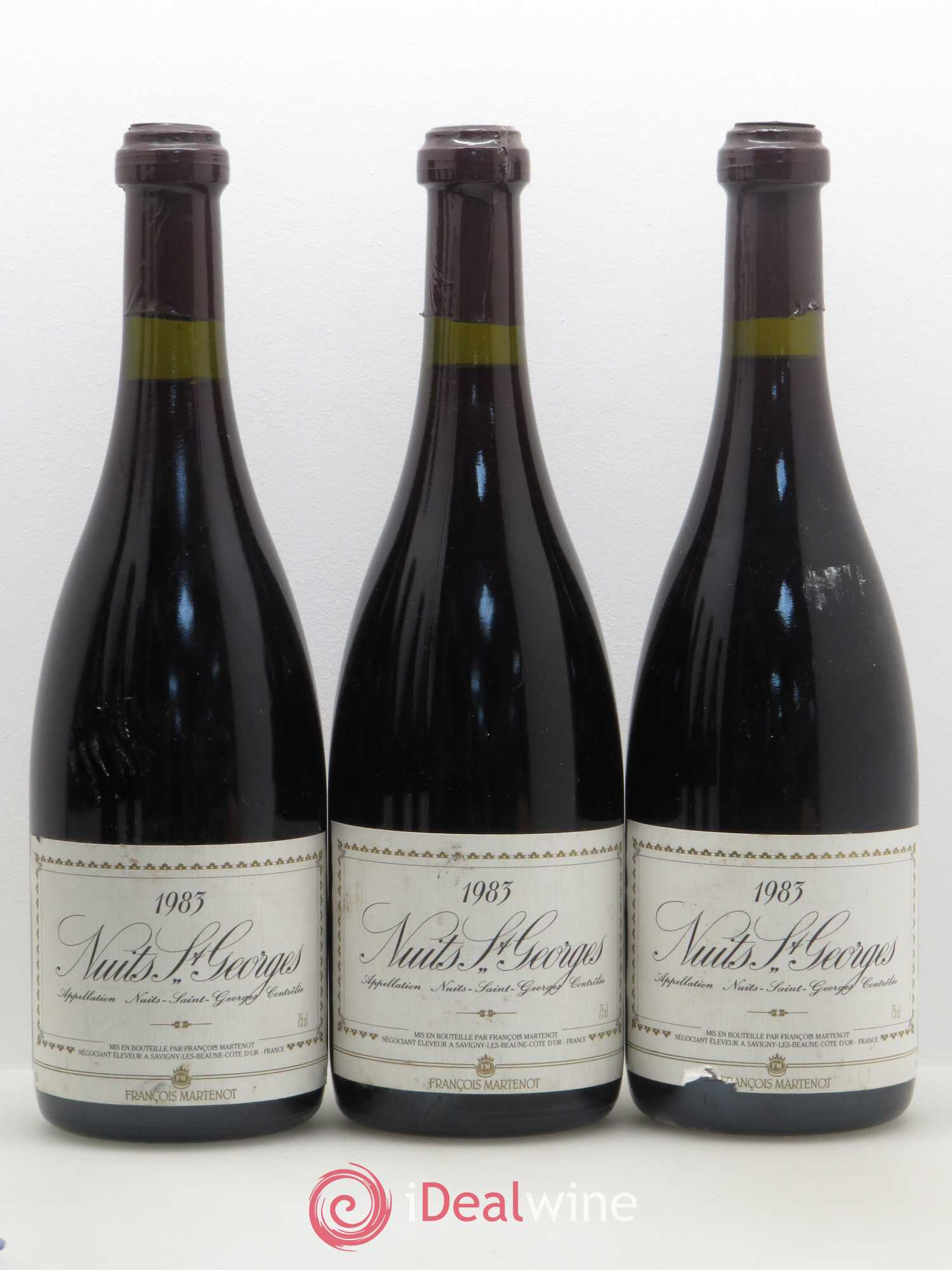 Nuits-Saint-Georges François Martenot 1983 - Lot de 6 bouteilles - 2