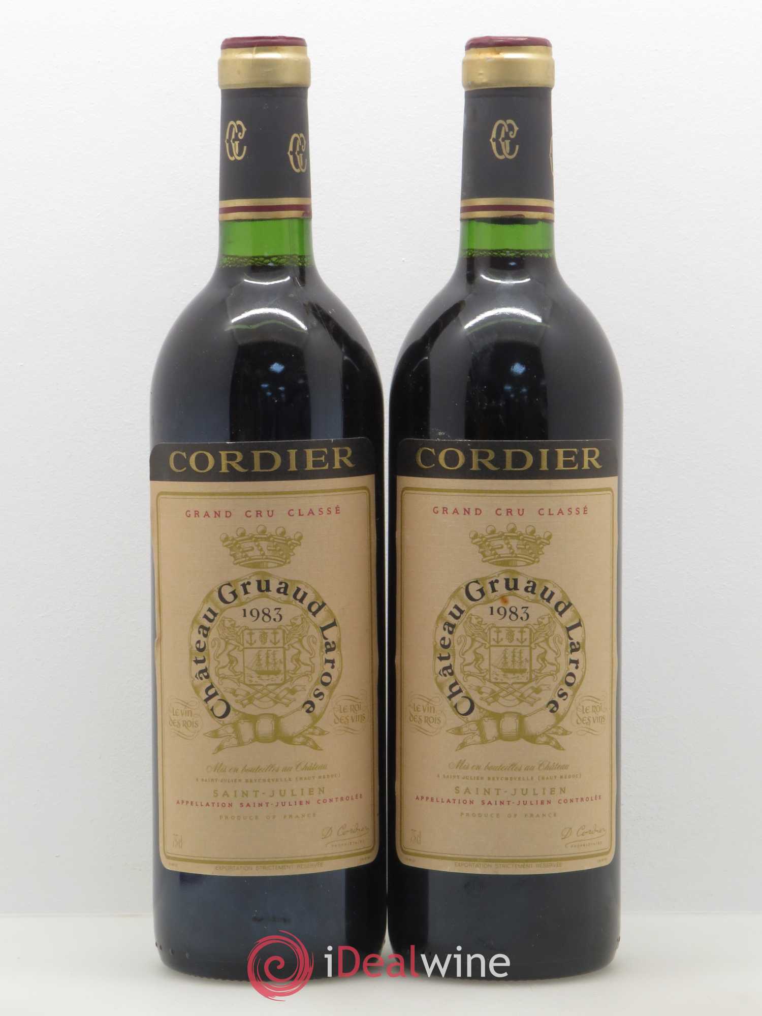Château Gruaud Larose 2ème Grand Cru Classé 1983 - Lot de 2 bouteilles - 0