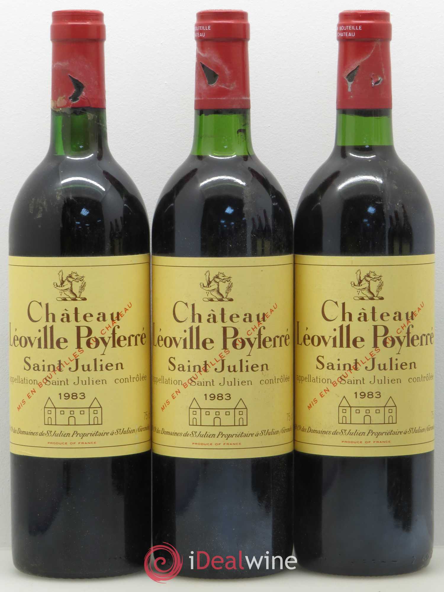 Château Léoville Poyferré 2ème Grand Cru Classé 1983 - Lotto di 6 bottiglie - 1