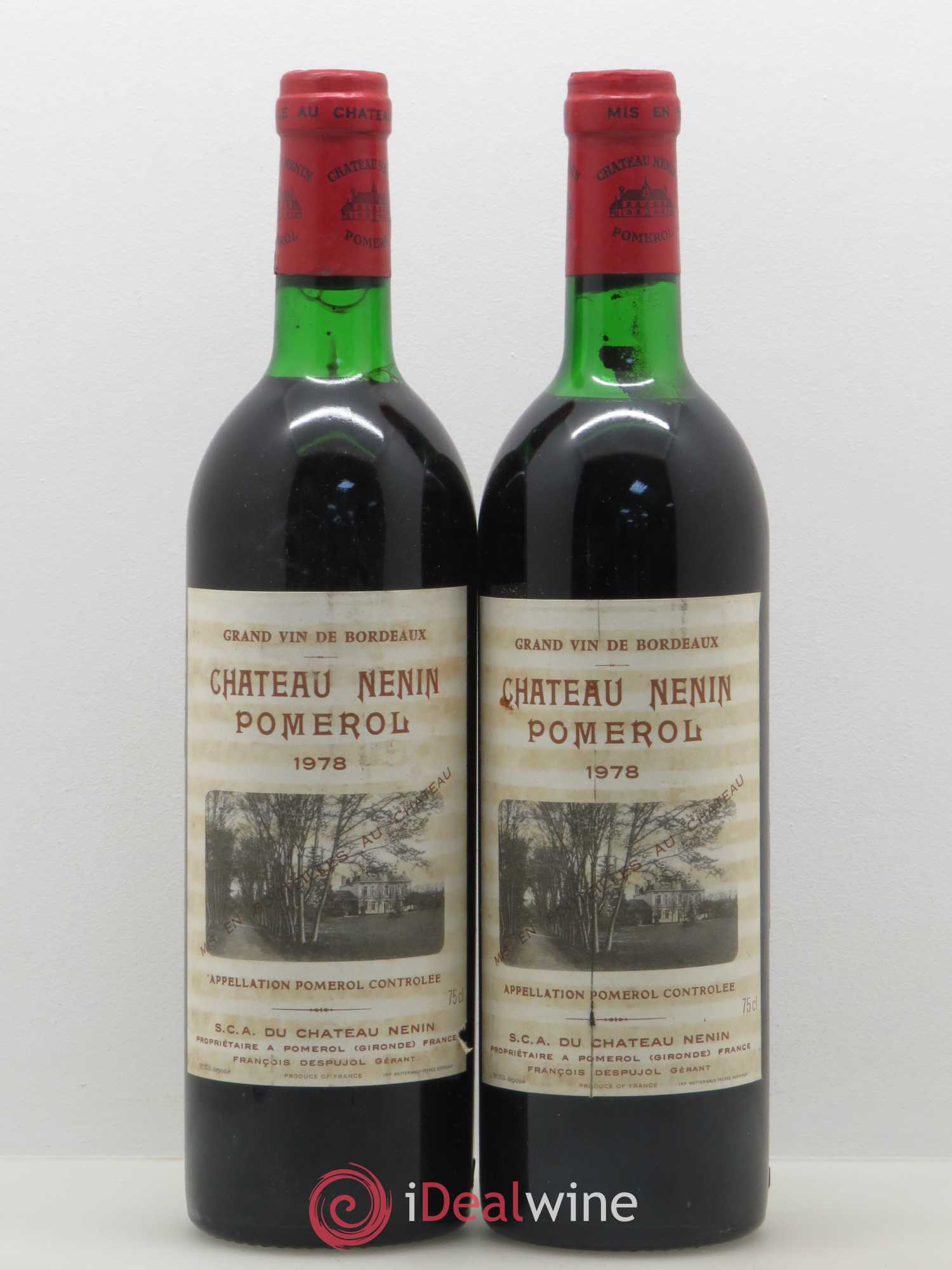 Château Nenin 1978 - Lot de 2 bouteilles - 0